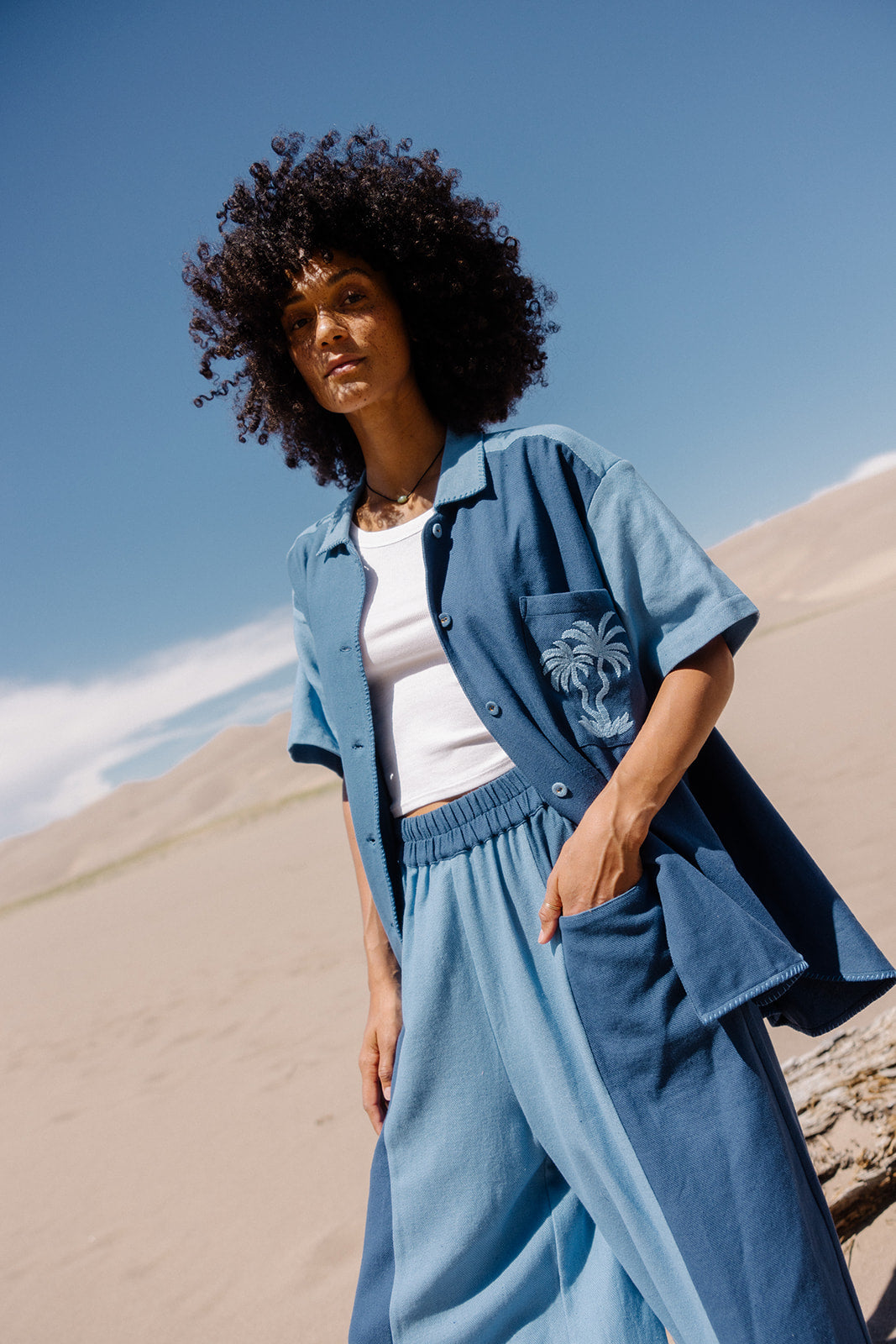 The Manu Shirt ~ Indigo Multi