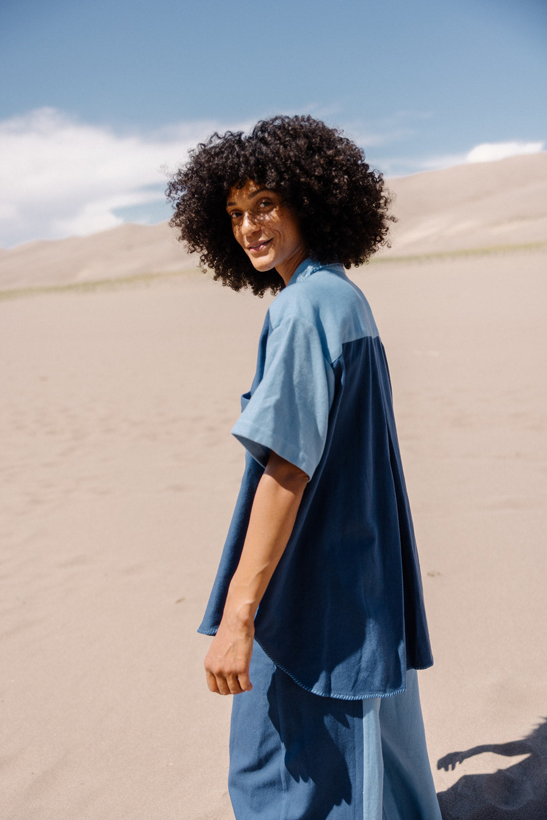 The Manu Shirt ~ Indigo Multi