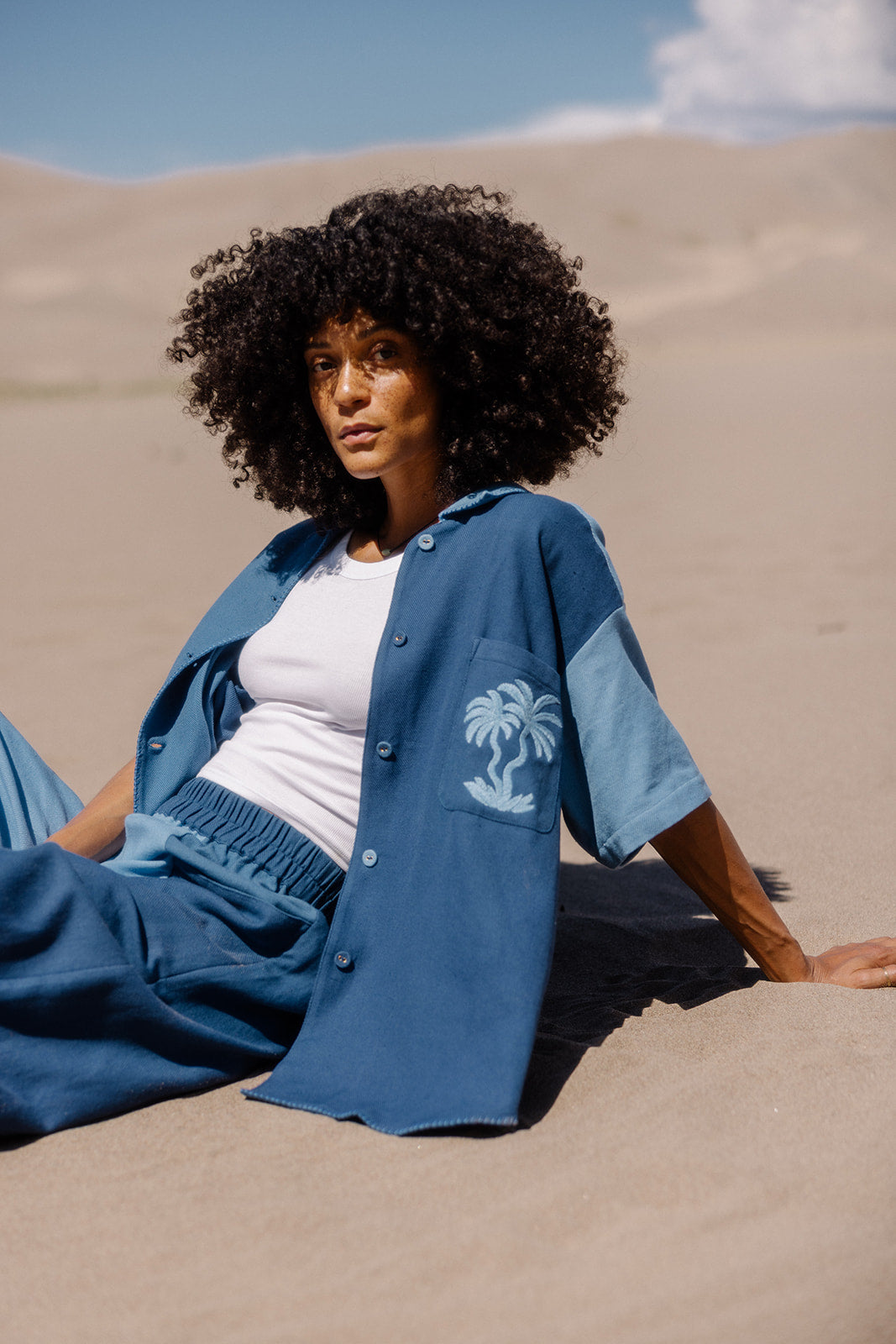 The Manu Shirt ~ Indigo Multi
