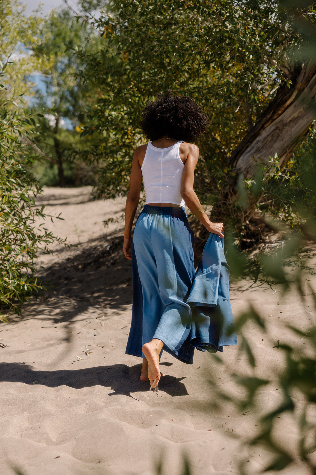 The Nayan Pant~ Indigo Multi