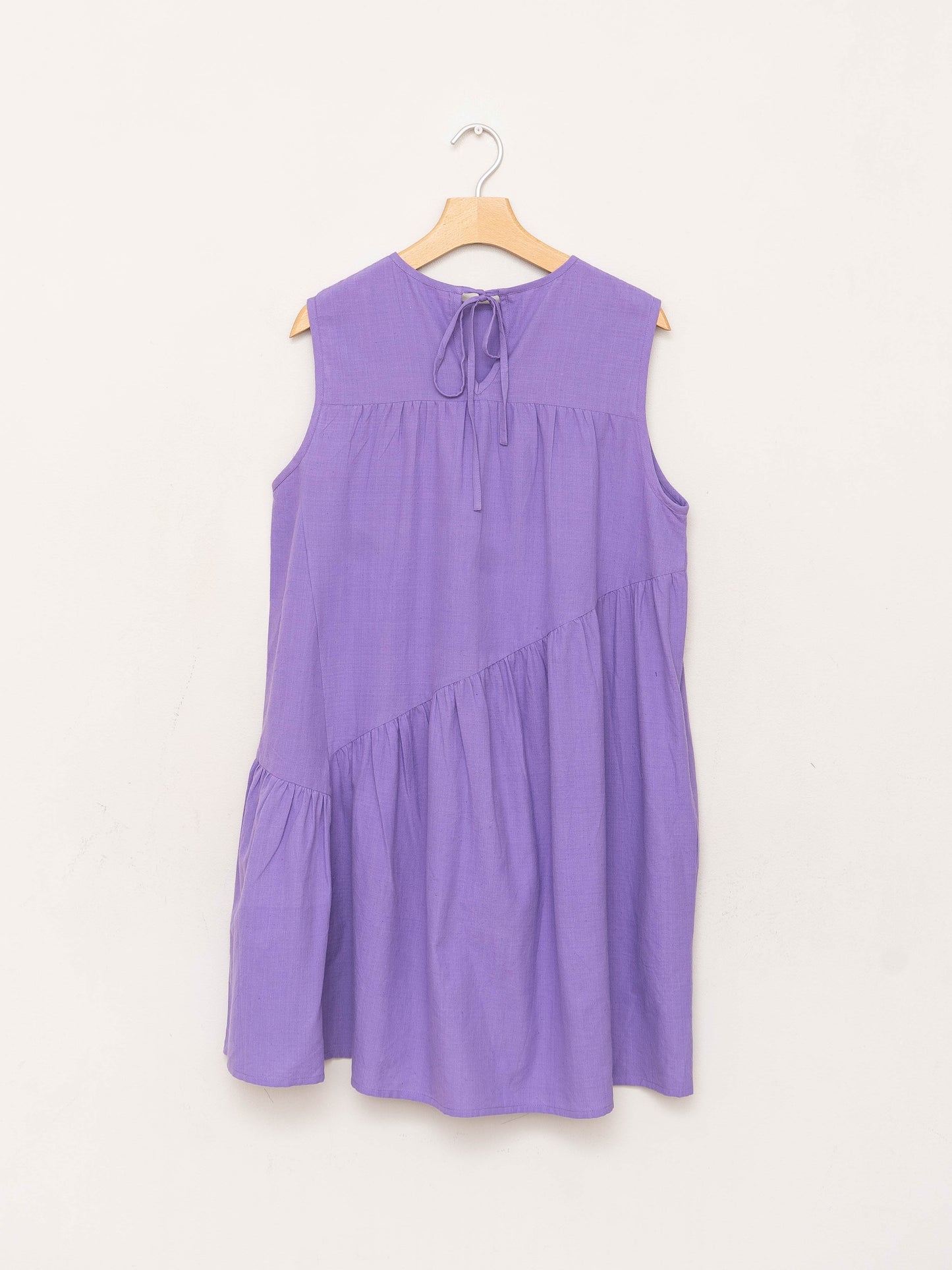 The Anan Short Gathered Dress Short ~ Lilac