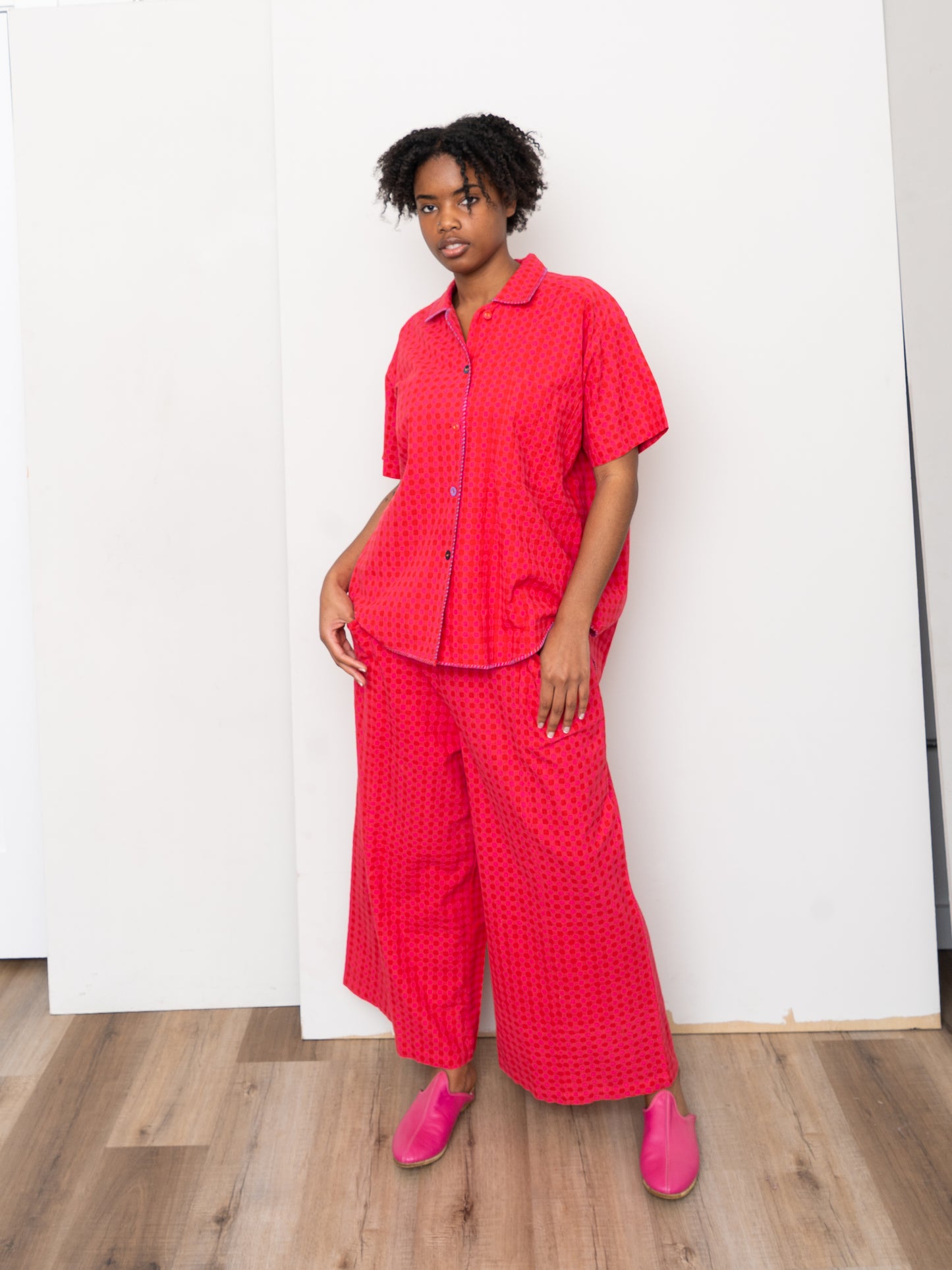 The Manu Shirt ~ Petunia Check