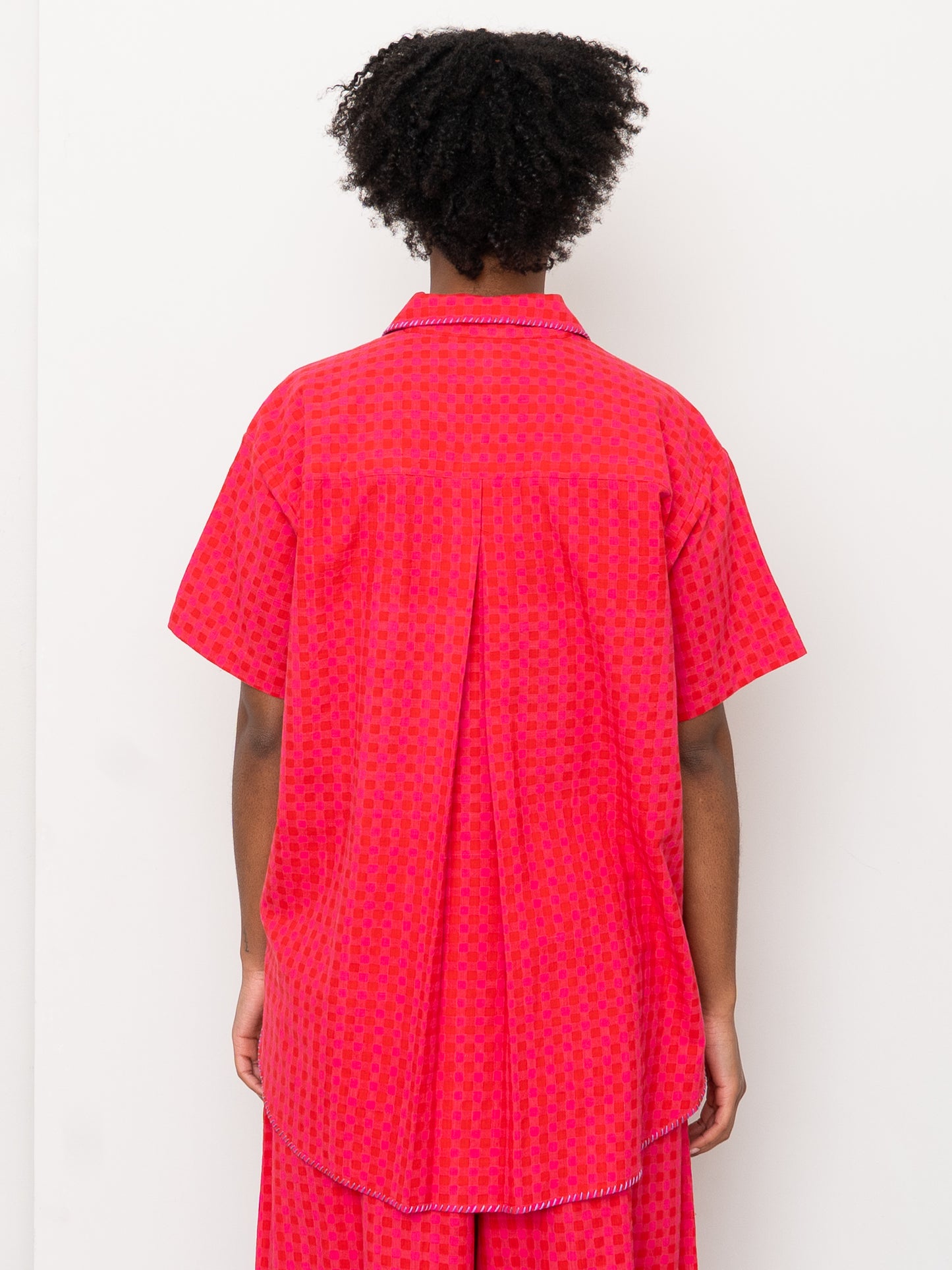 The Manu Shirt ~ Petunia Check