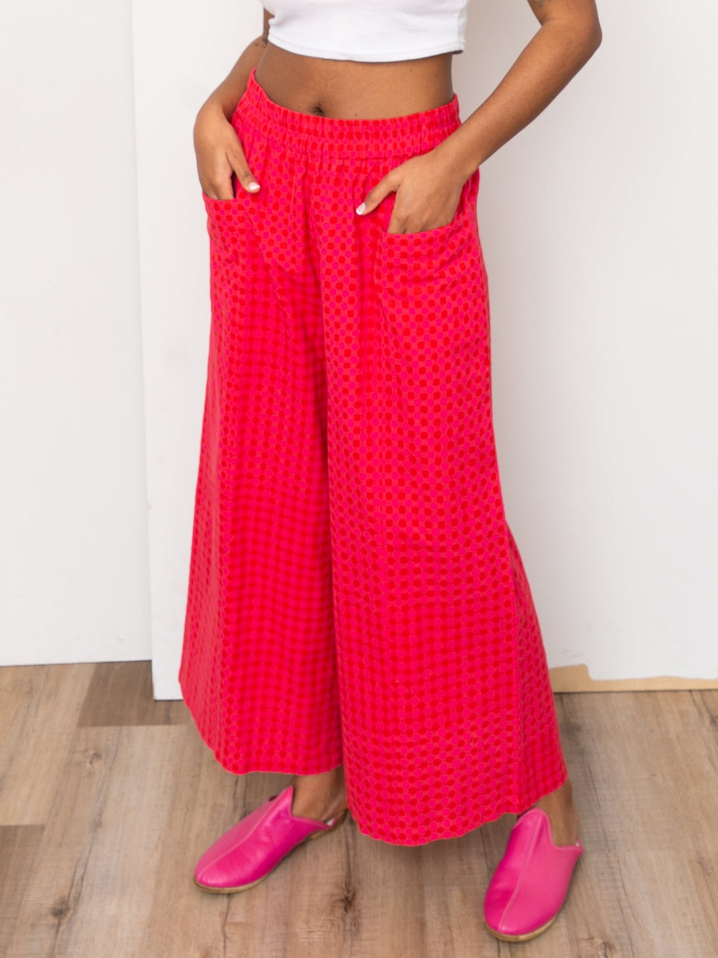 The Nayan Pant ~ Petunia Check