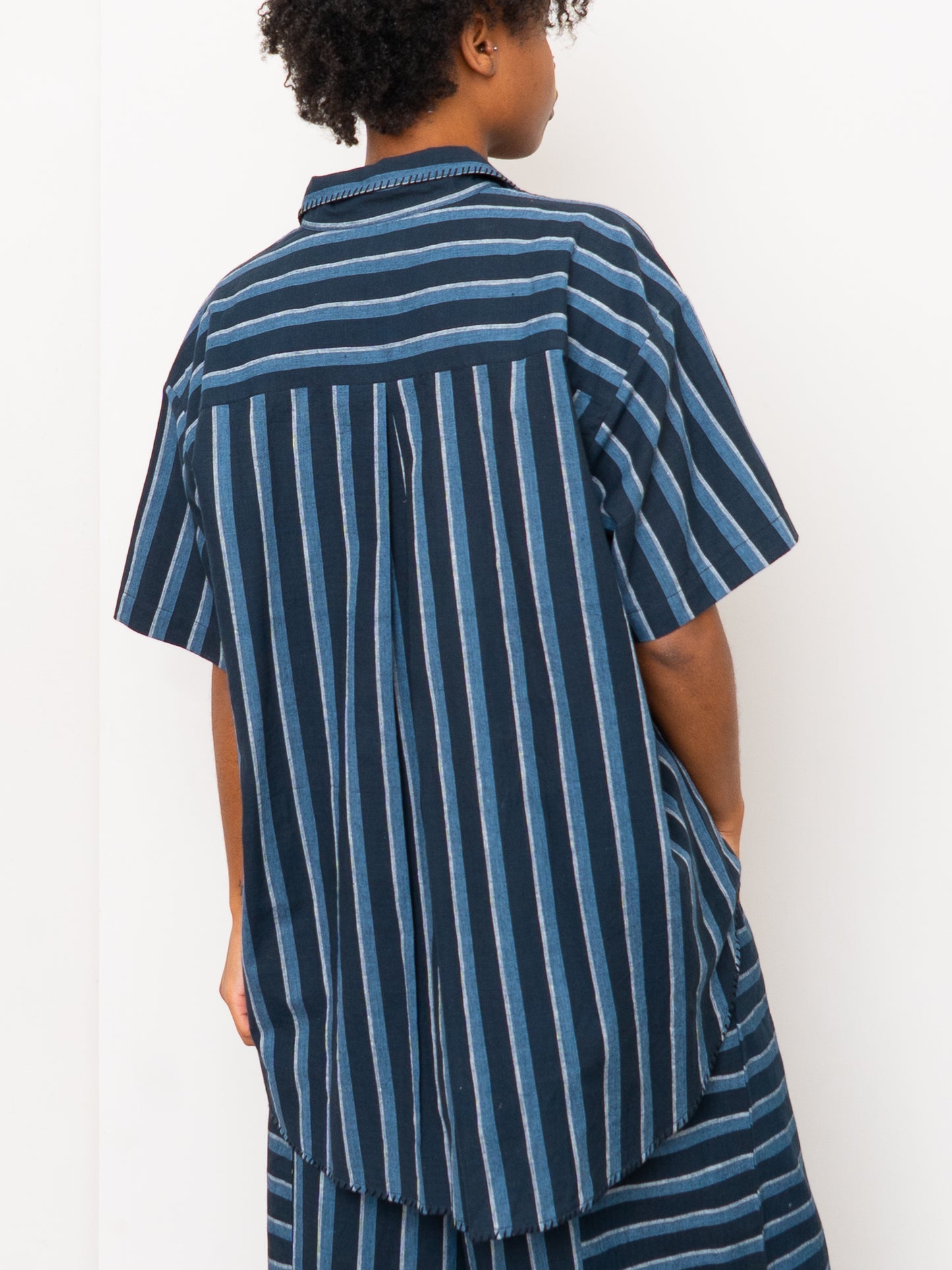 The Manu Shirt ~ Tarmac Stripe