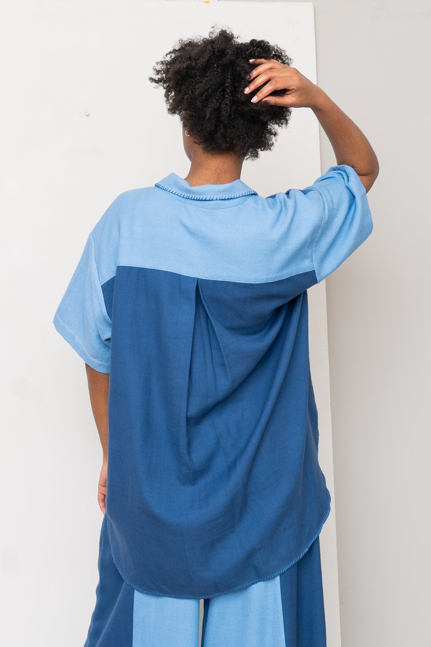 The Manu Shirt ~ Indigo Multi