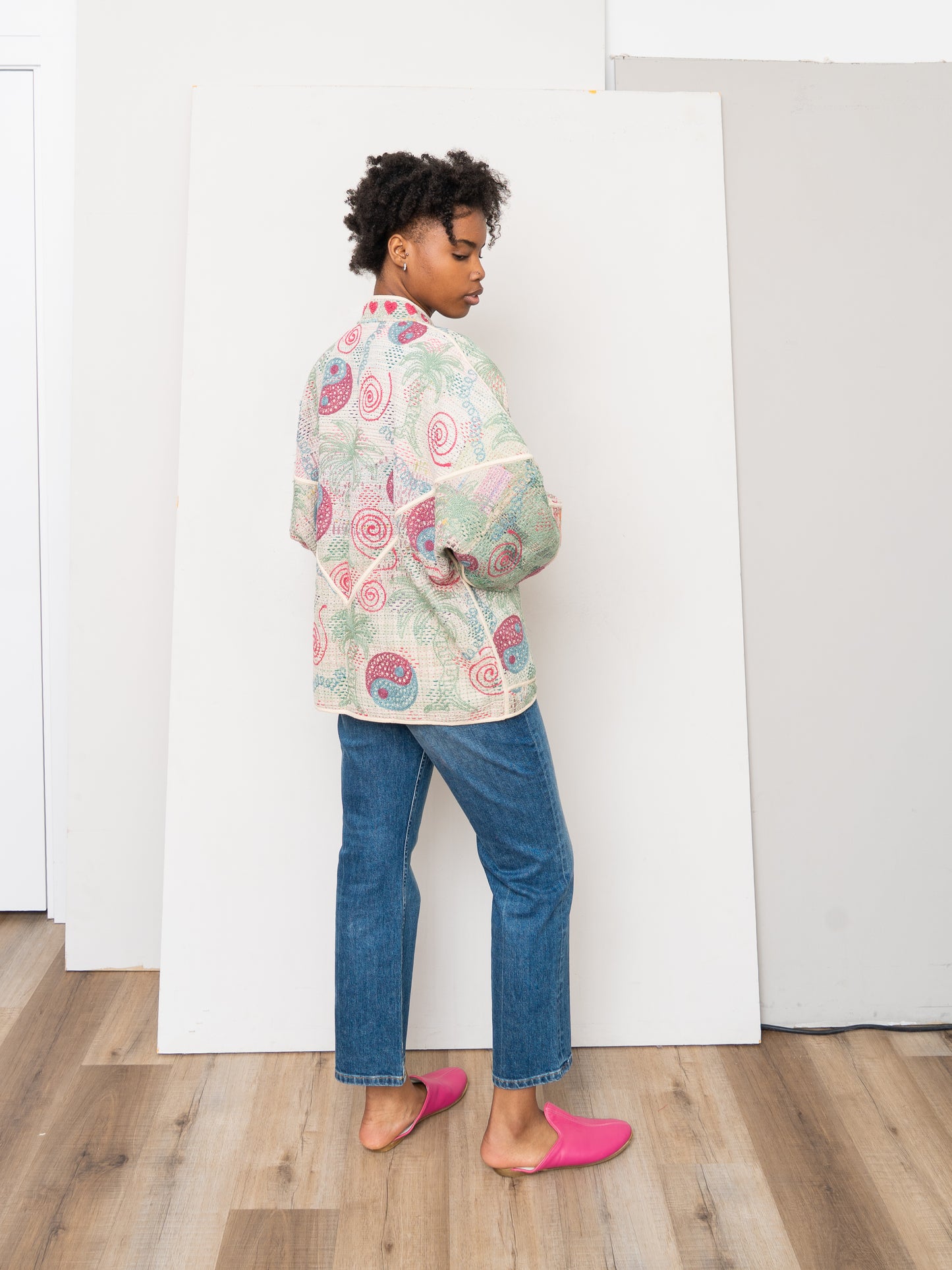 The Ladhiya Suzani Quilted Kantha Jacket
