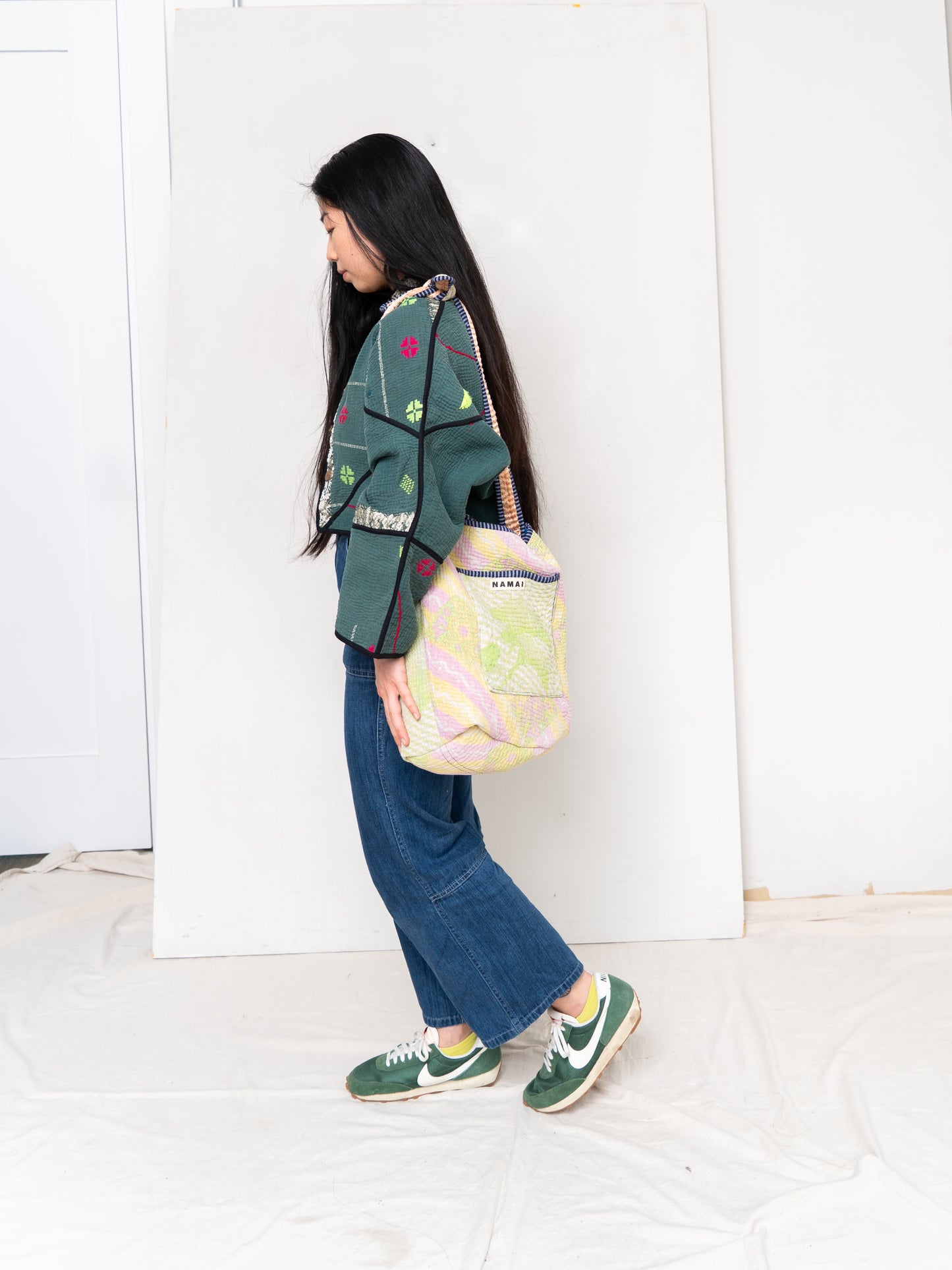 The Xoti II Zero-Waste Quilted Kantha Bag
