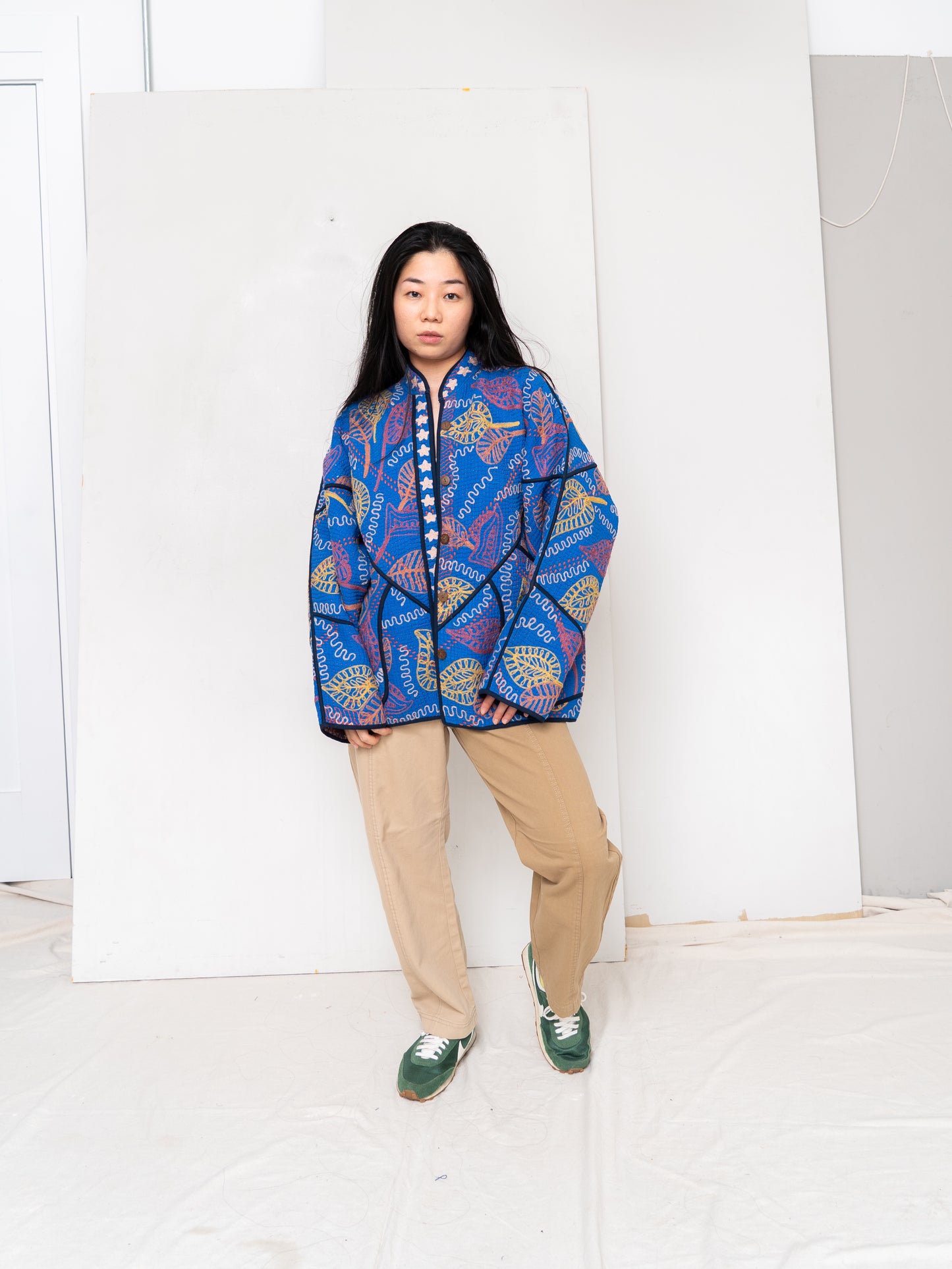 The Ladhiya Suzani Quilted Kantha Jacket