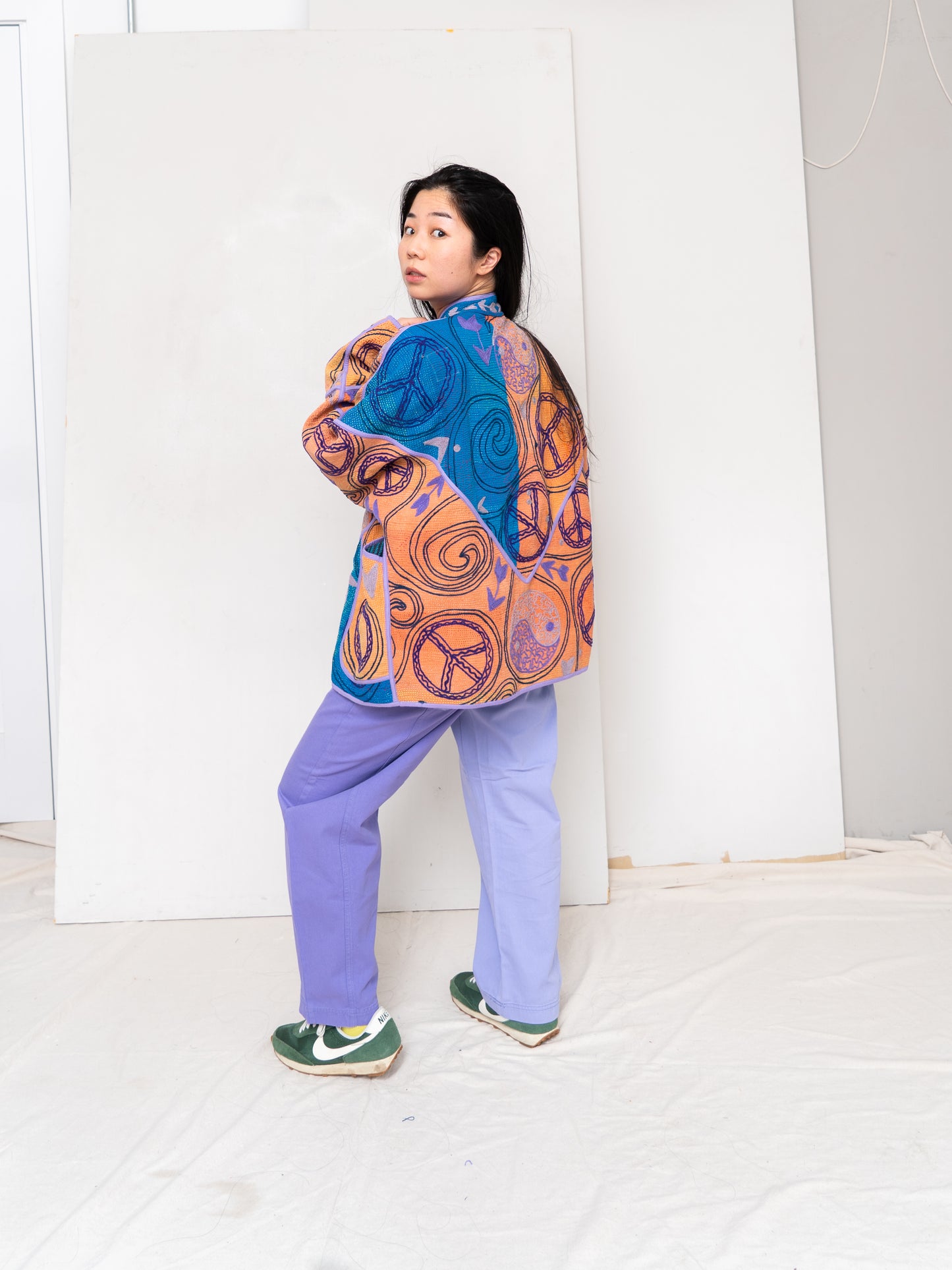 The Ladhiya Suzani Quilted Kantha Jacket