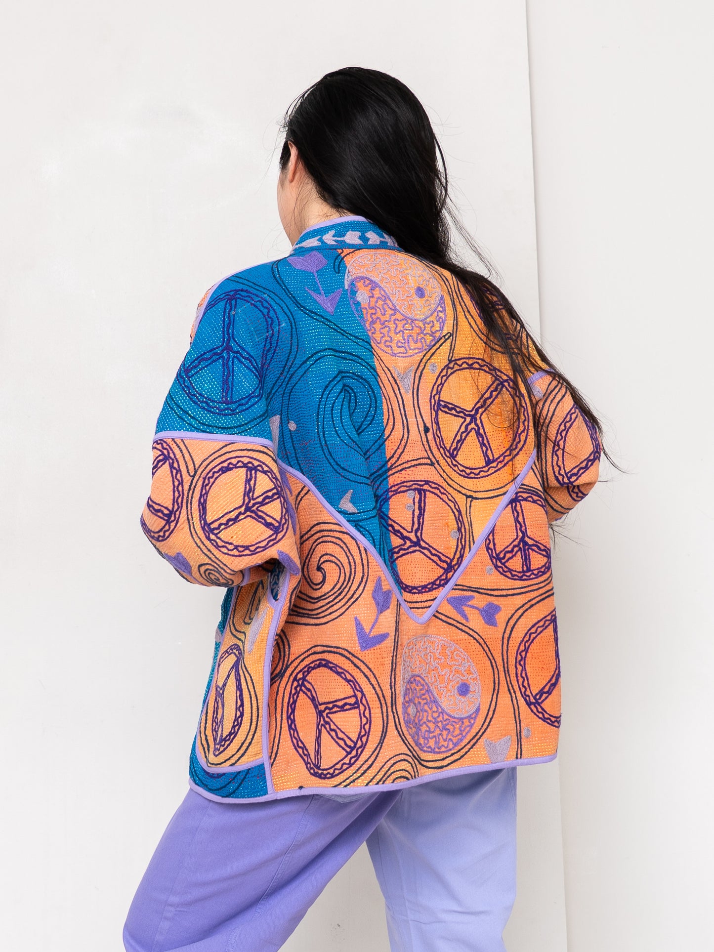The Ladhiya Suzani Quilted Kantha Jacket