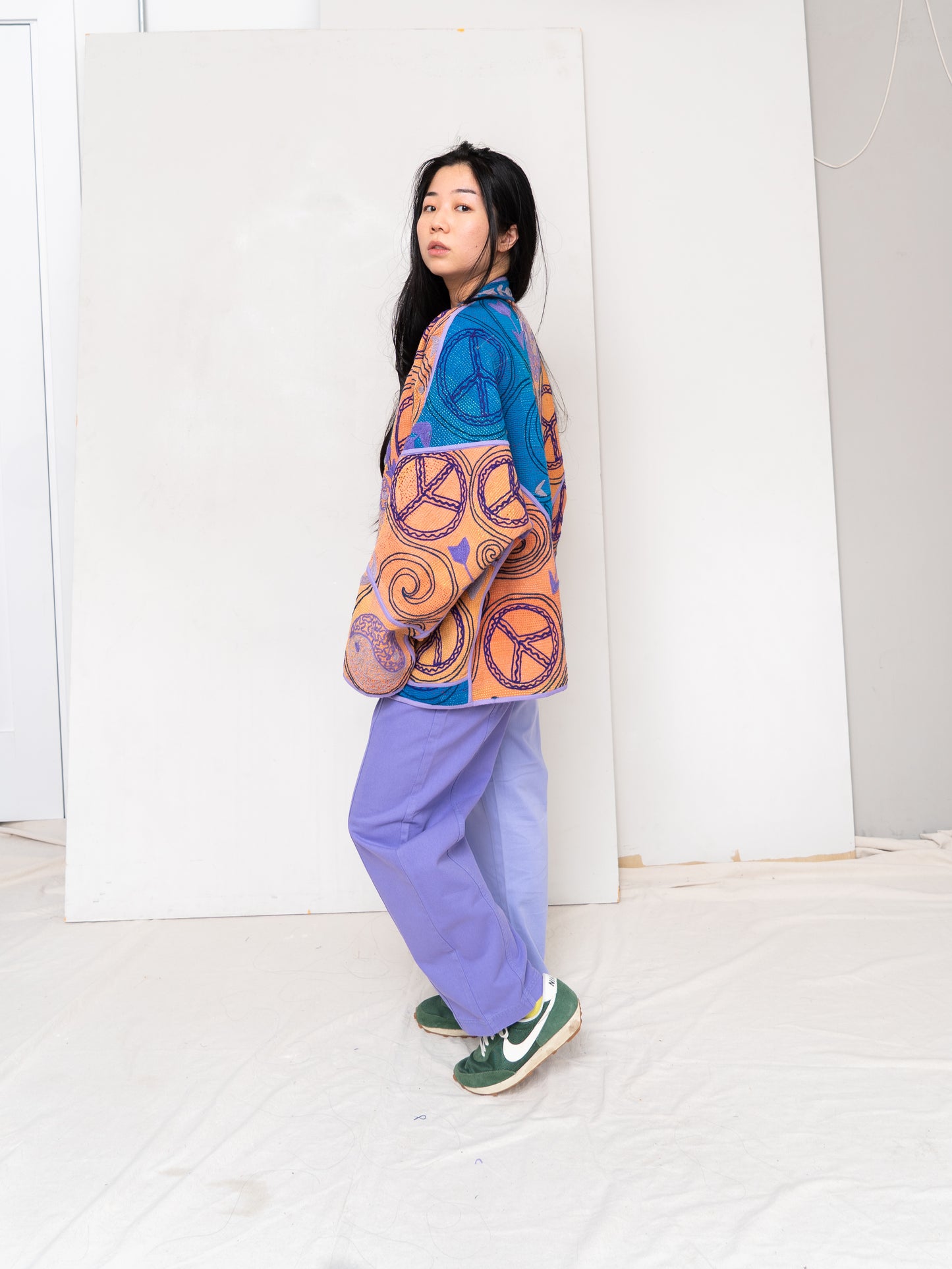 The Ladhiya Suzani Quilted Kantha Jacket