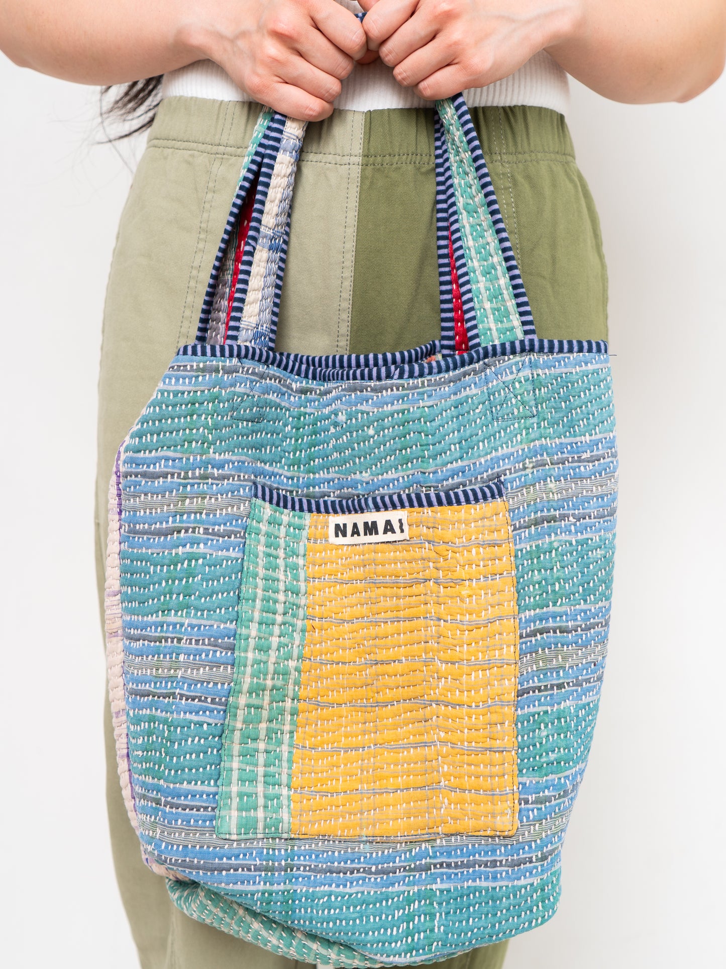 The Xoti II Zero-Waste Quilted Kantha Bag