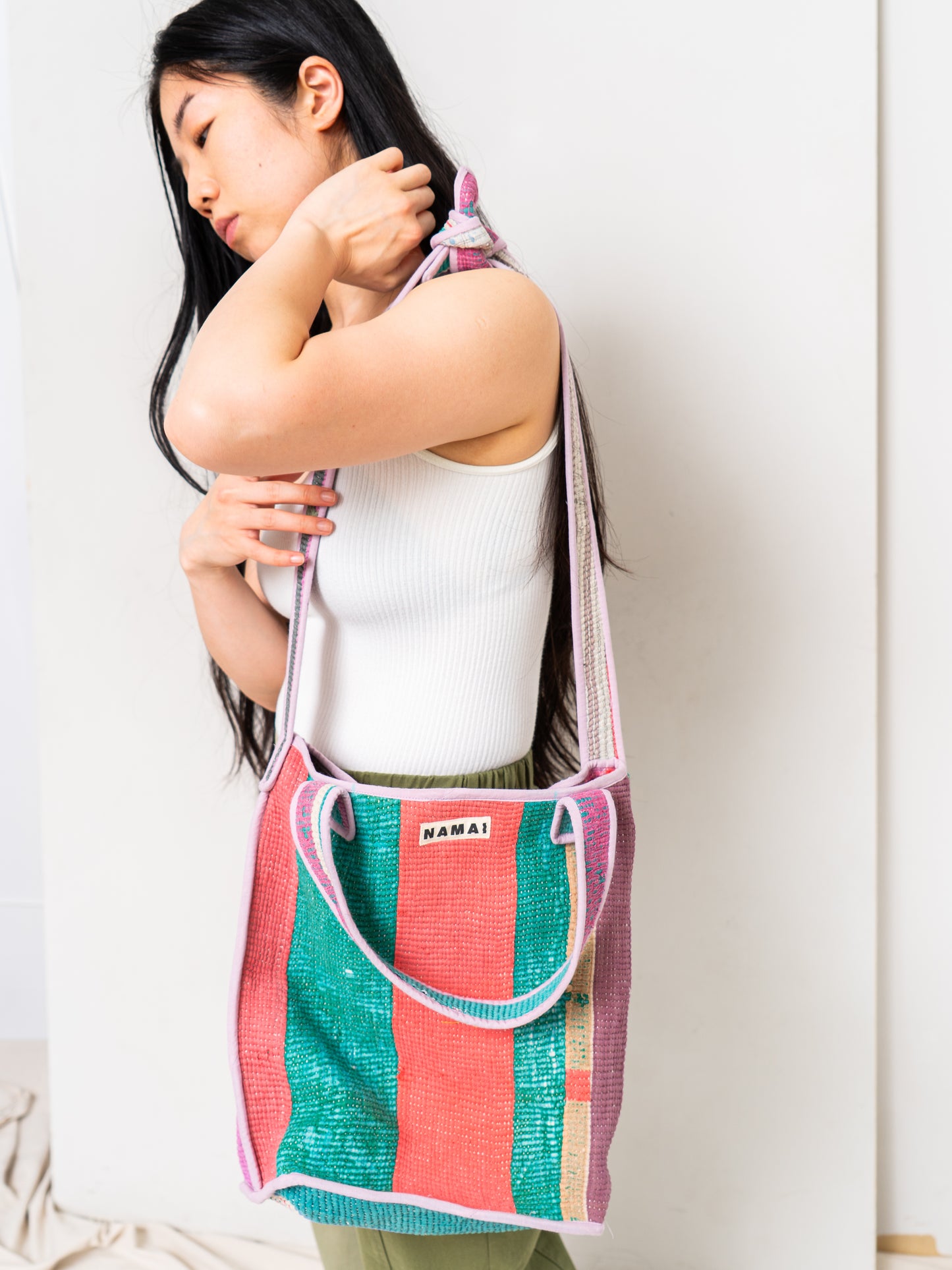 The Xoti II Zero-Waste Quilted Kantha Bag
