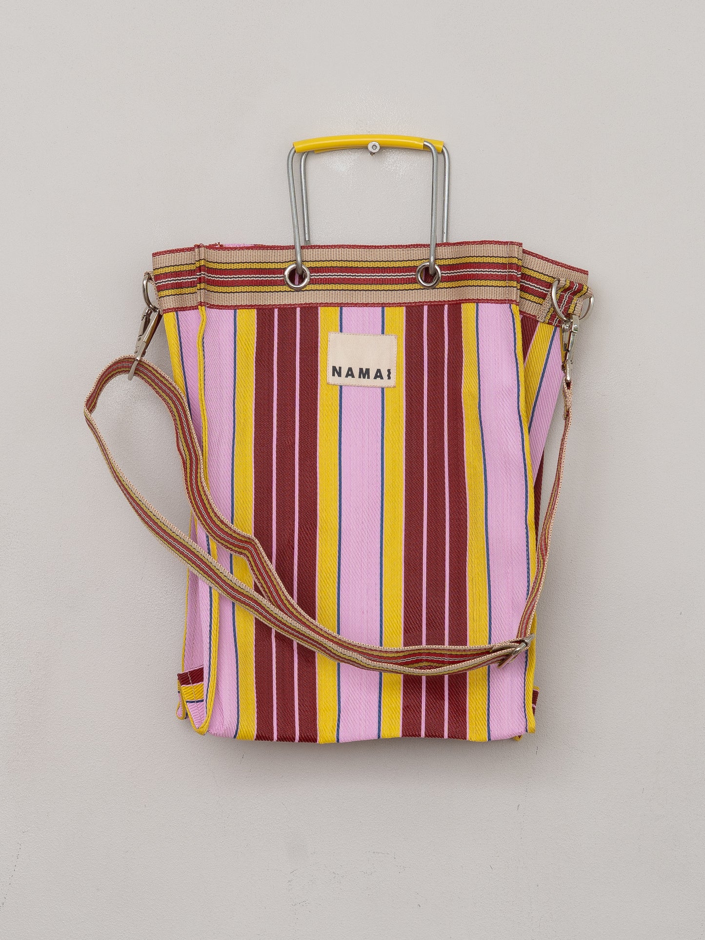 The Goa Market Recycled Nylon Tote Bag- Sangria Sunshine