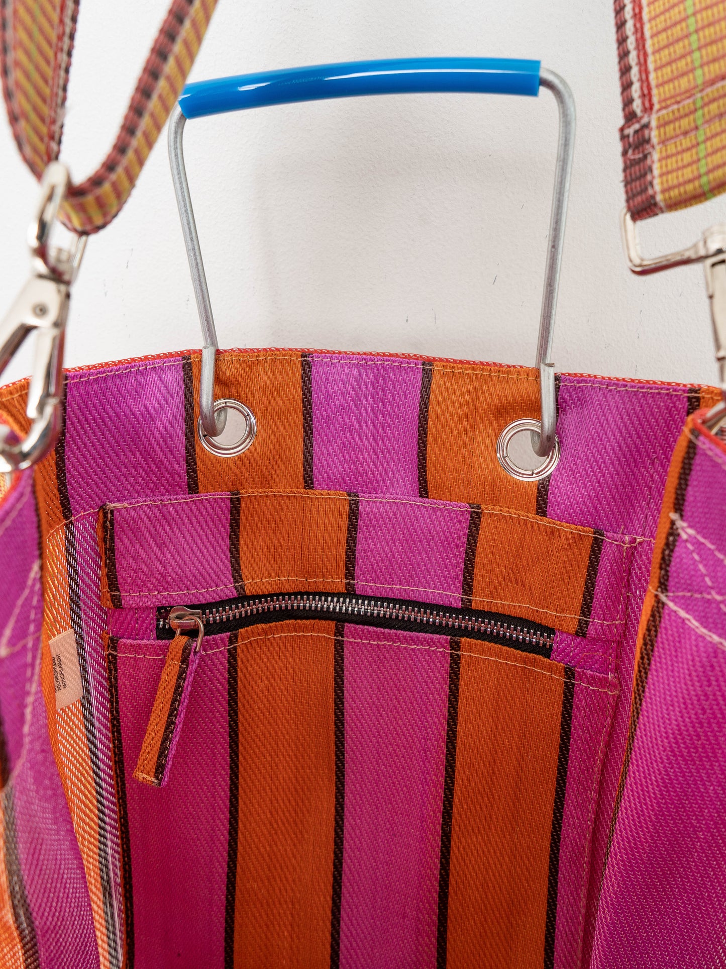 The Goa Market Recycled Nylon Tote Bag- Melon Pop