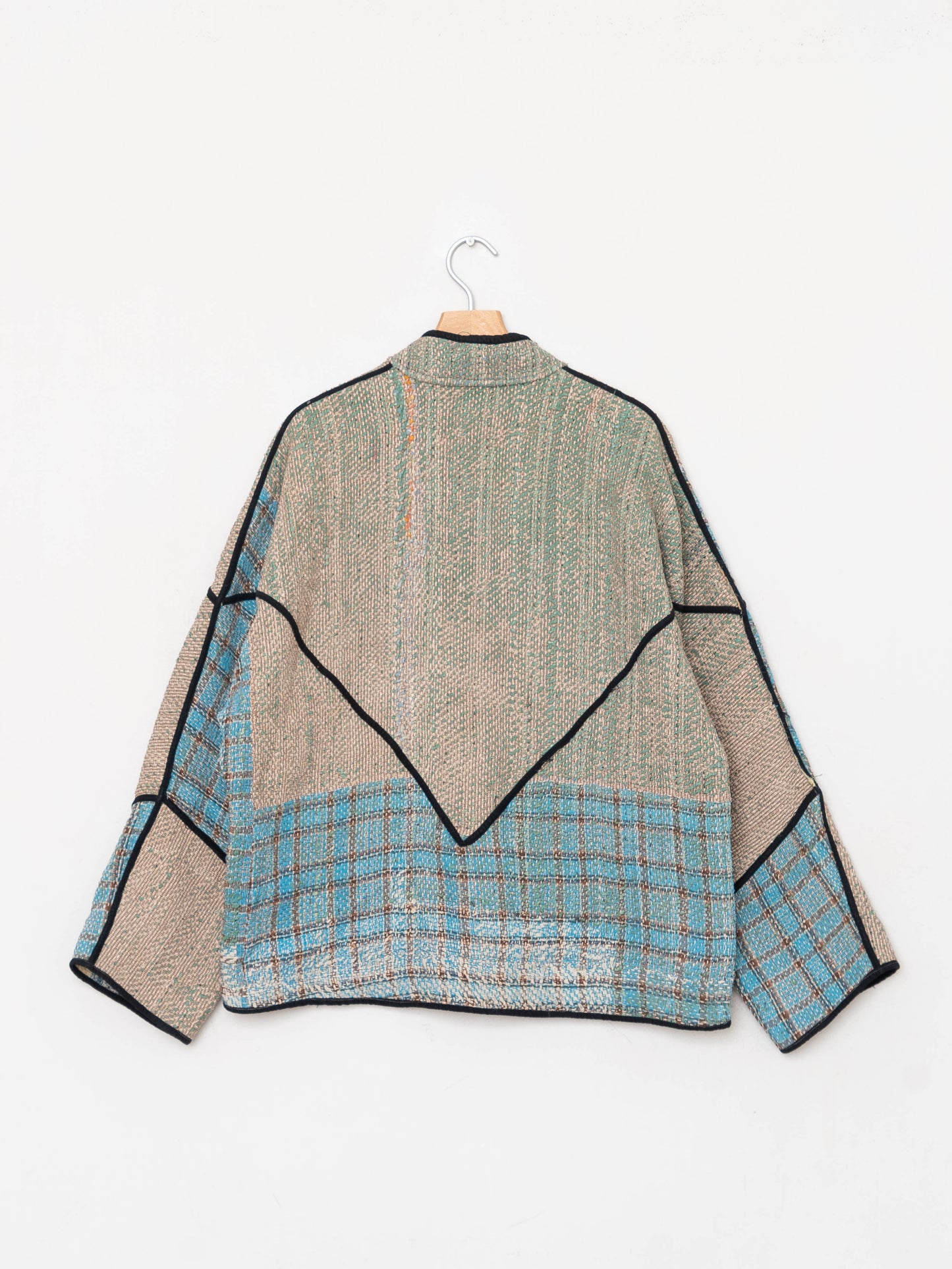 The Ladhiya Quilted Patchwork Kantha Jacket