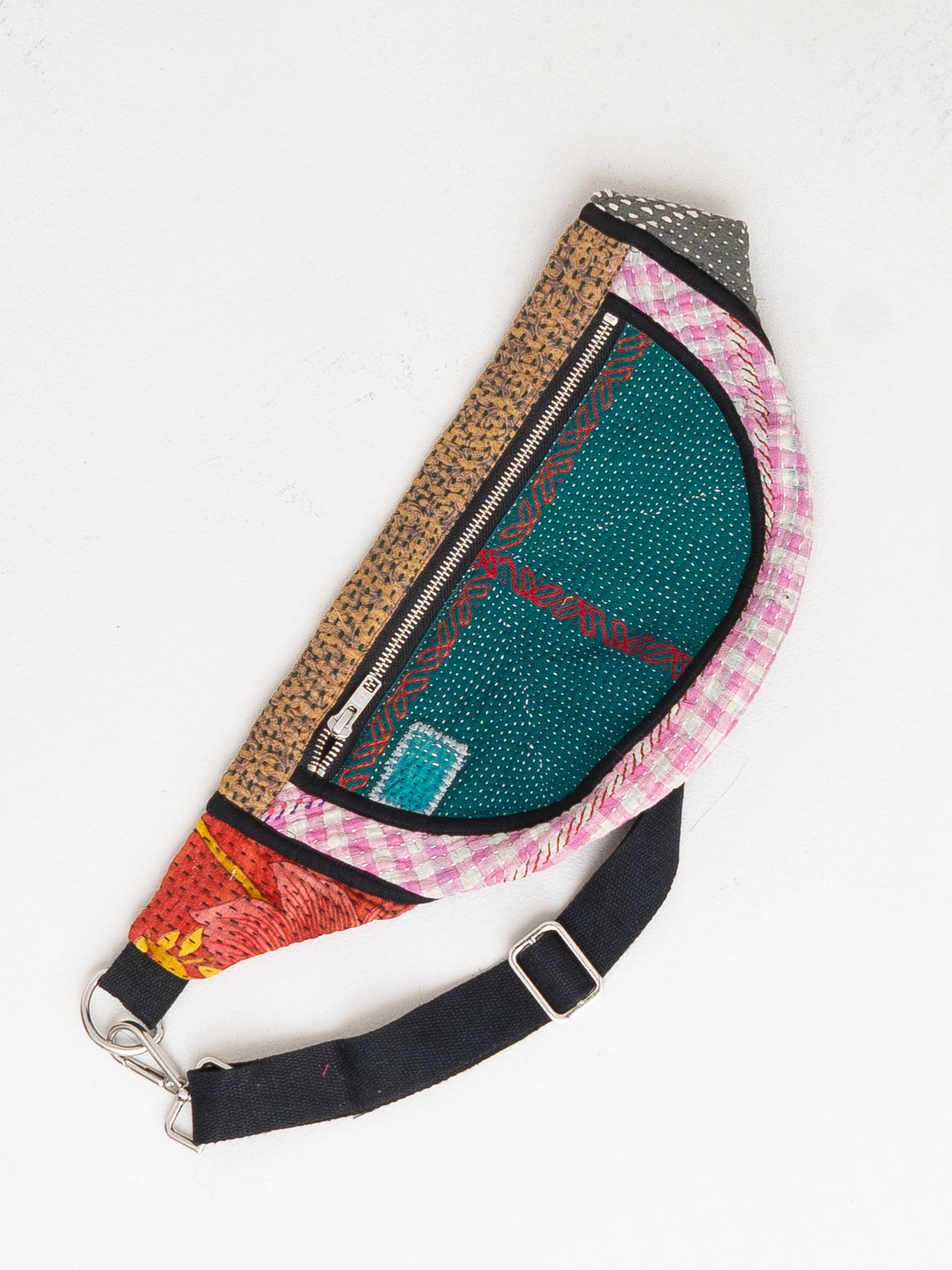 The Faiza Quilted Kantha Belt Bag