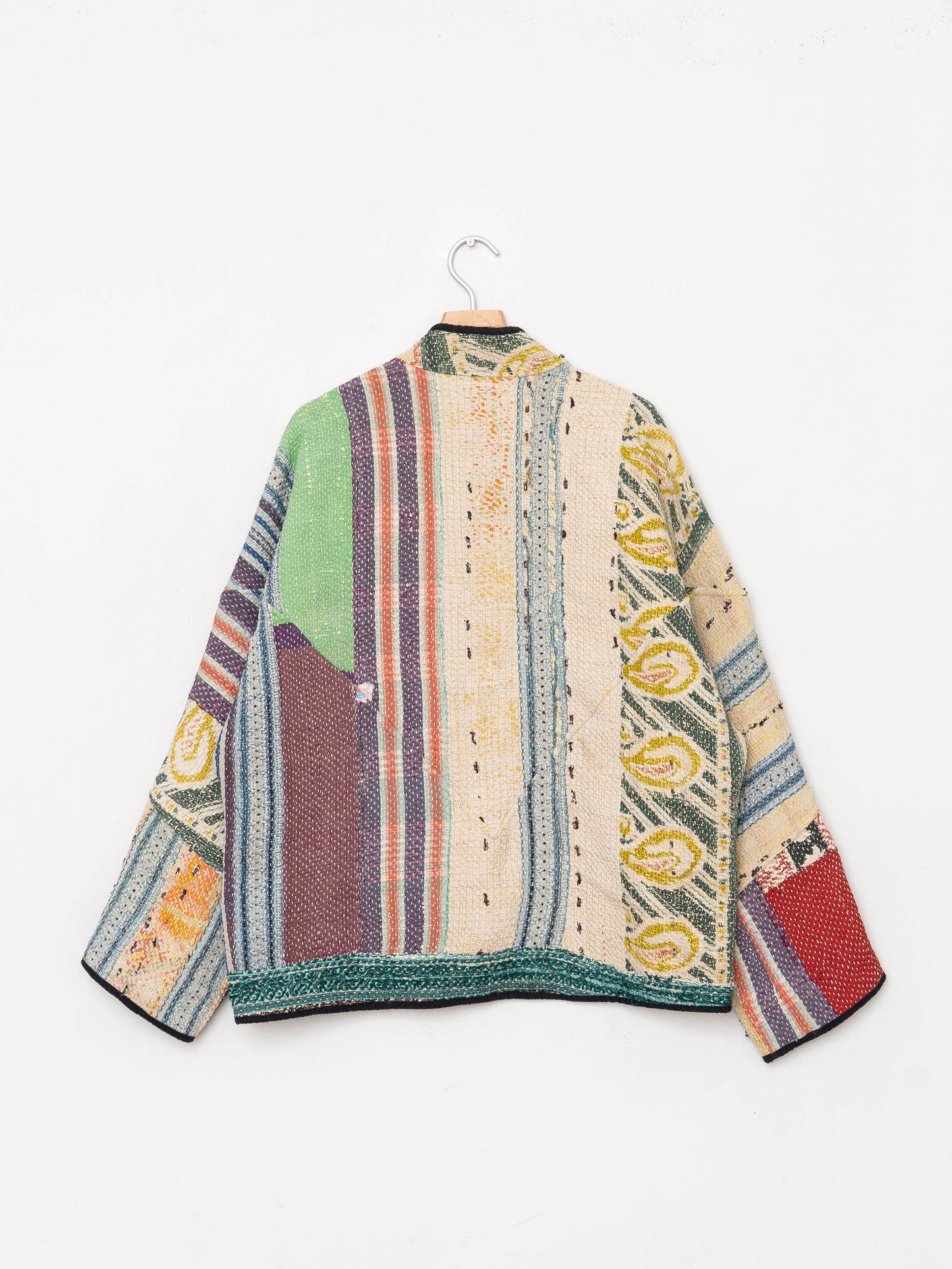 The Ladhiya Quilted Patchwork Kantha Jacket