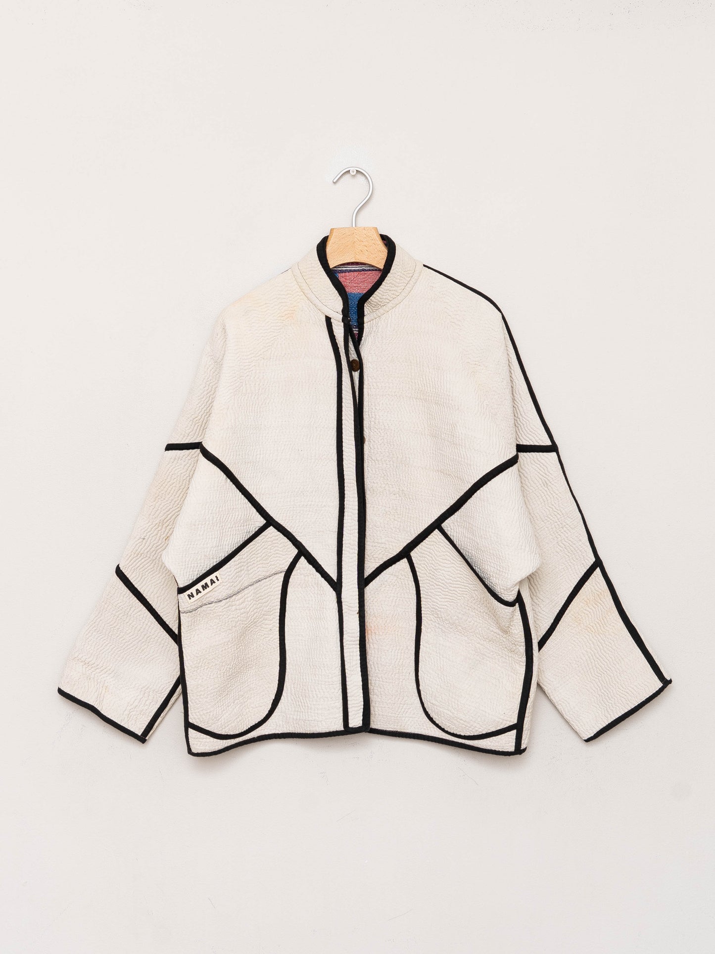 The Ladhiya Quilted Patchwork Kantha Jacket
