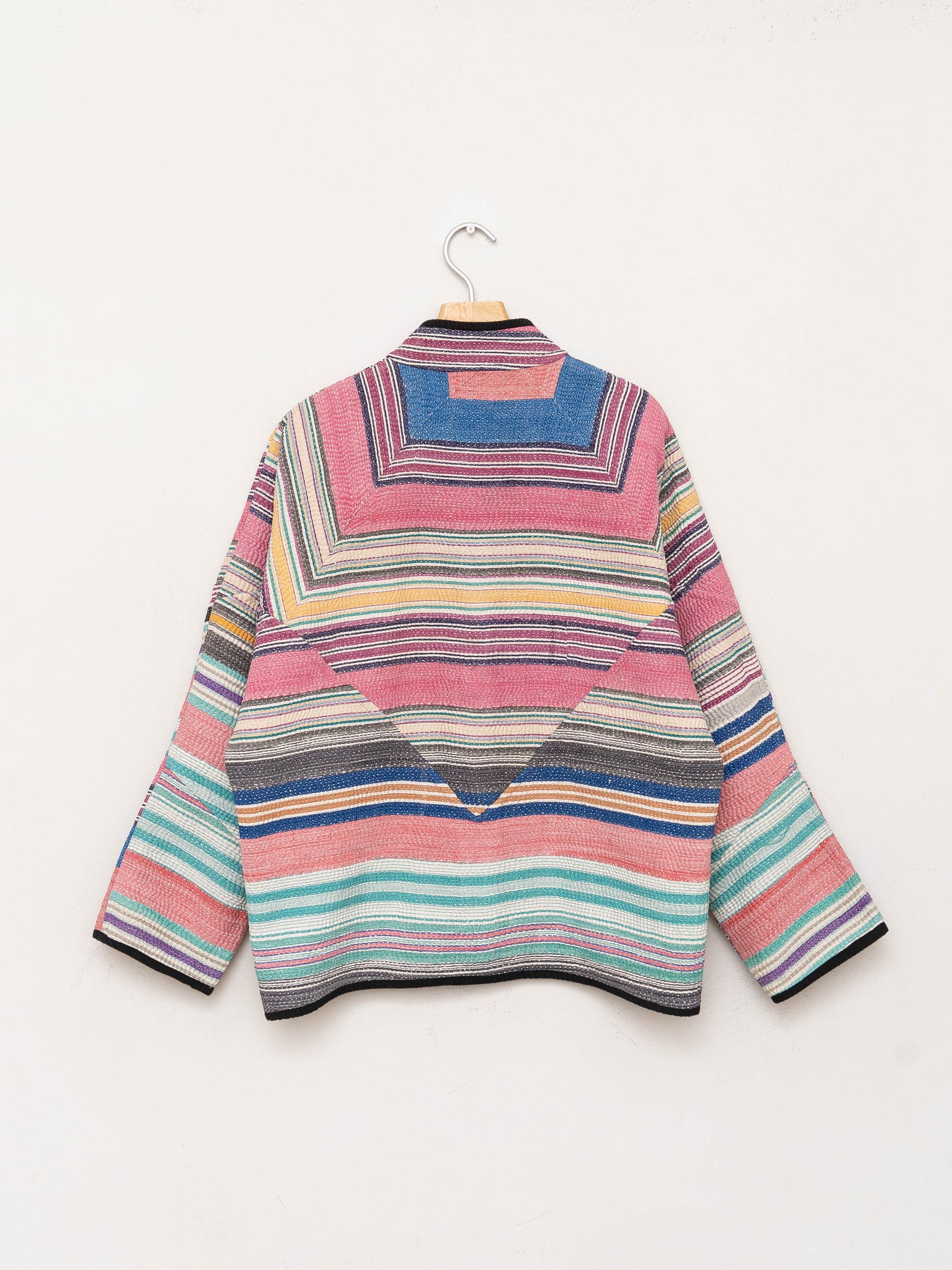 The Ladhiya Quilted Patchwork Kantha Jacket