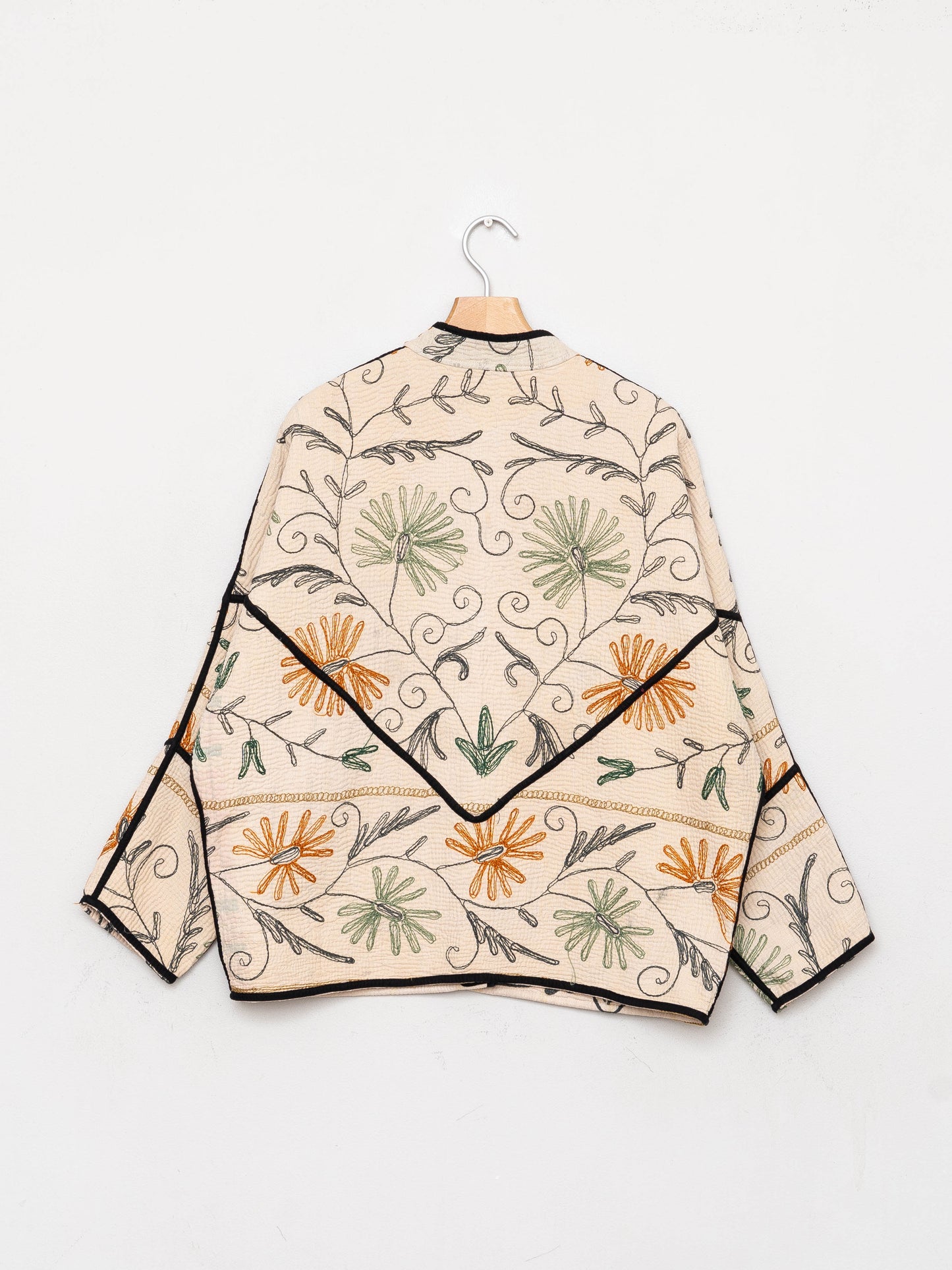 The Ladhiya Petite Quilted Suzani Kantha Jacket