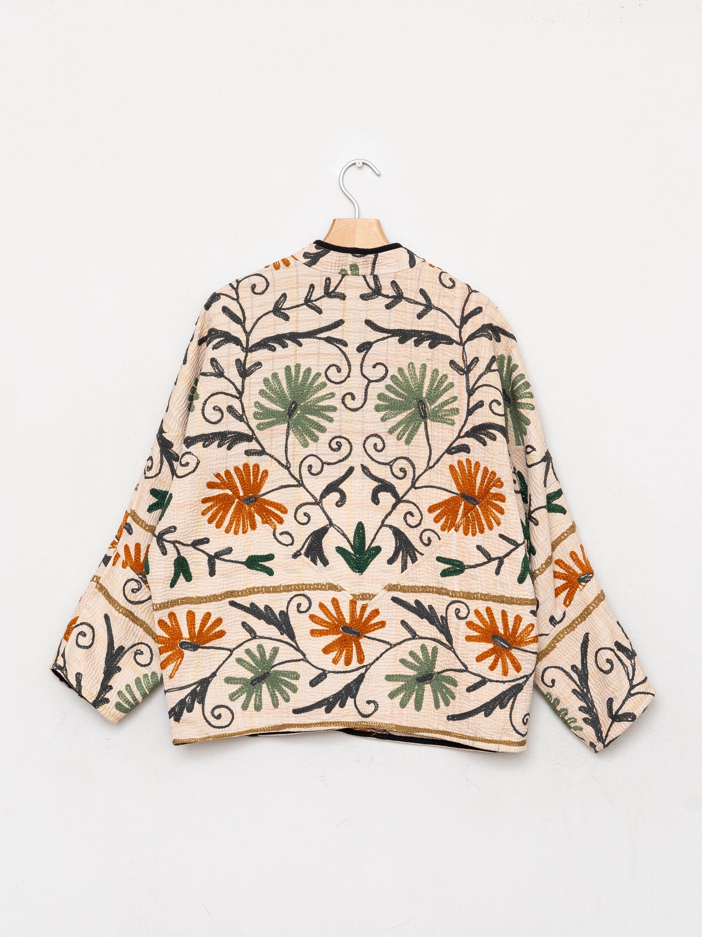 The Ladhiya Petite Quilted Suzani Kantha Jacket