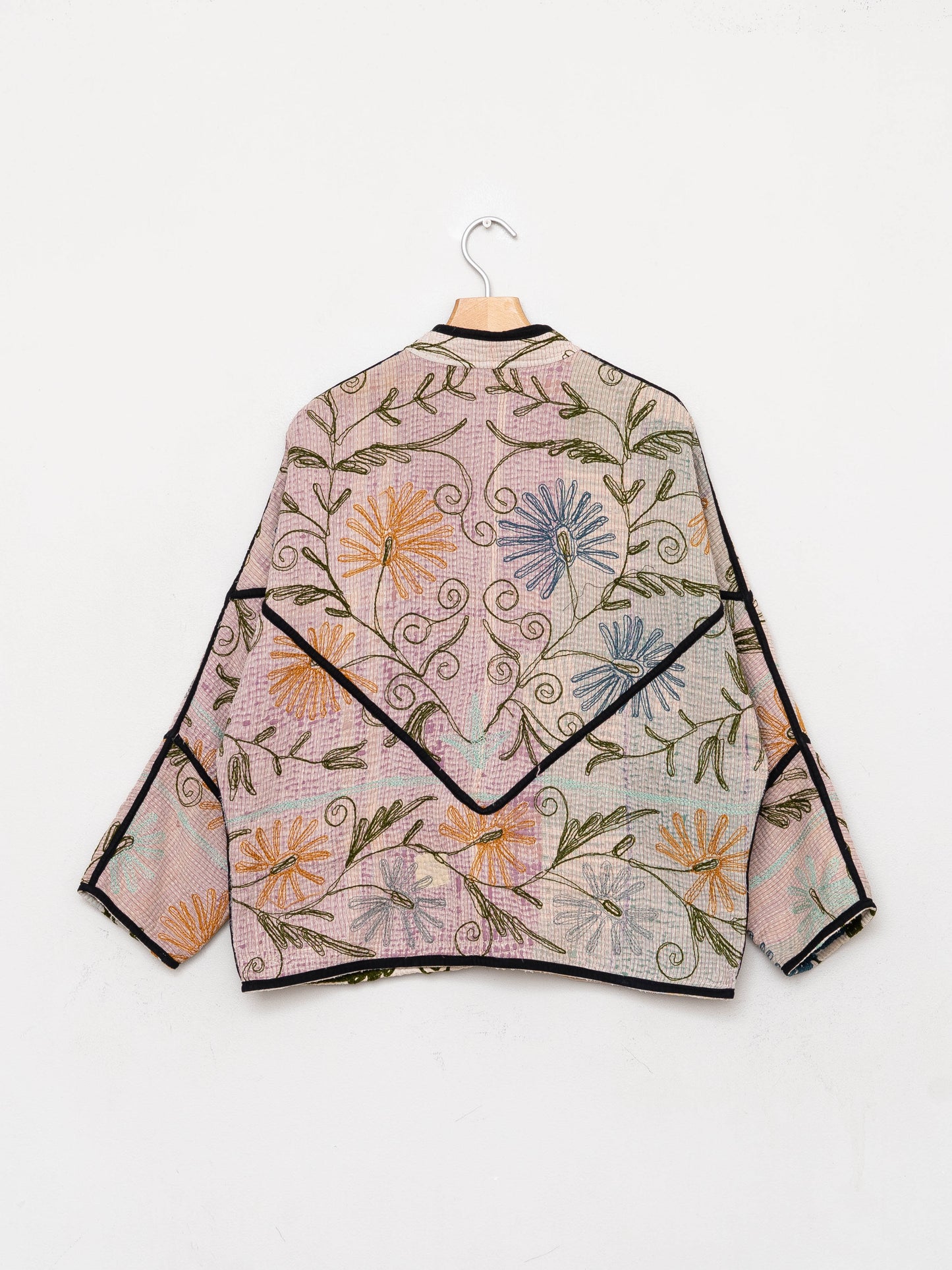 The Ladhiya Petite Quilted Suzani Kantha Jacket