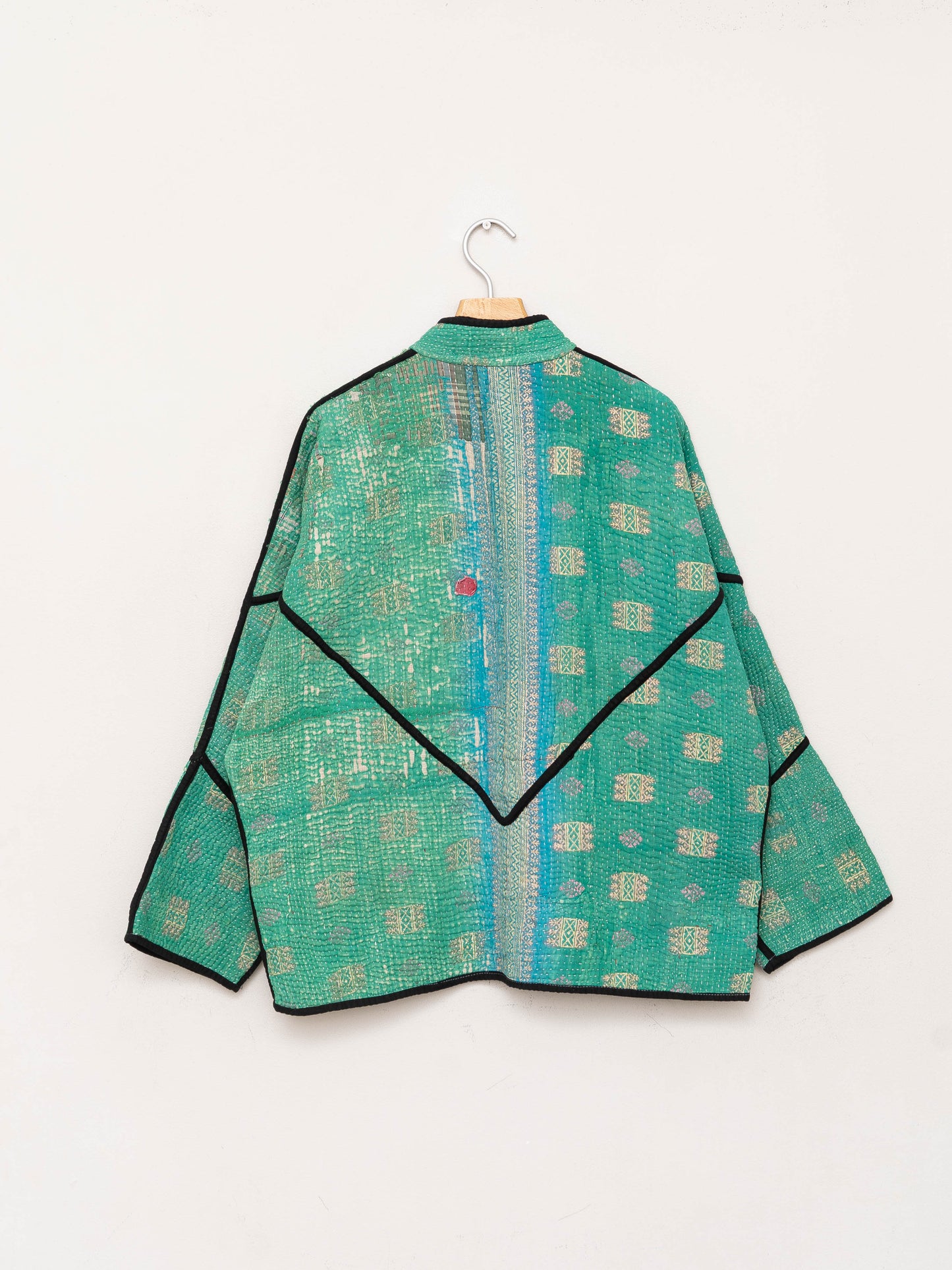 The Ladhiya Quilted Patchwork Kantha Jacket