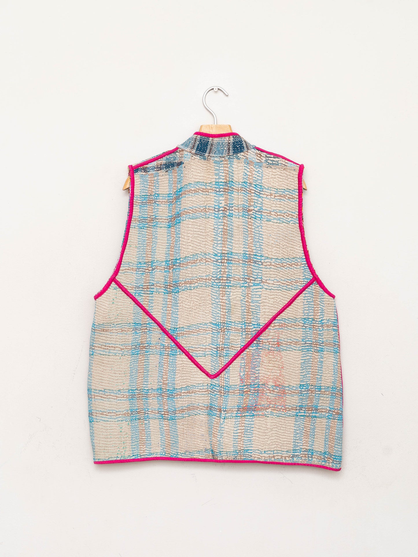 The Ladhiya Quilted Patchwork Kantha Vest