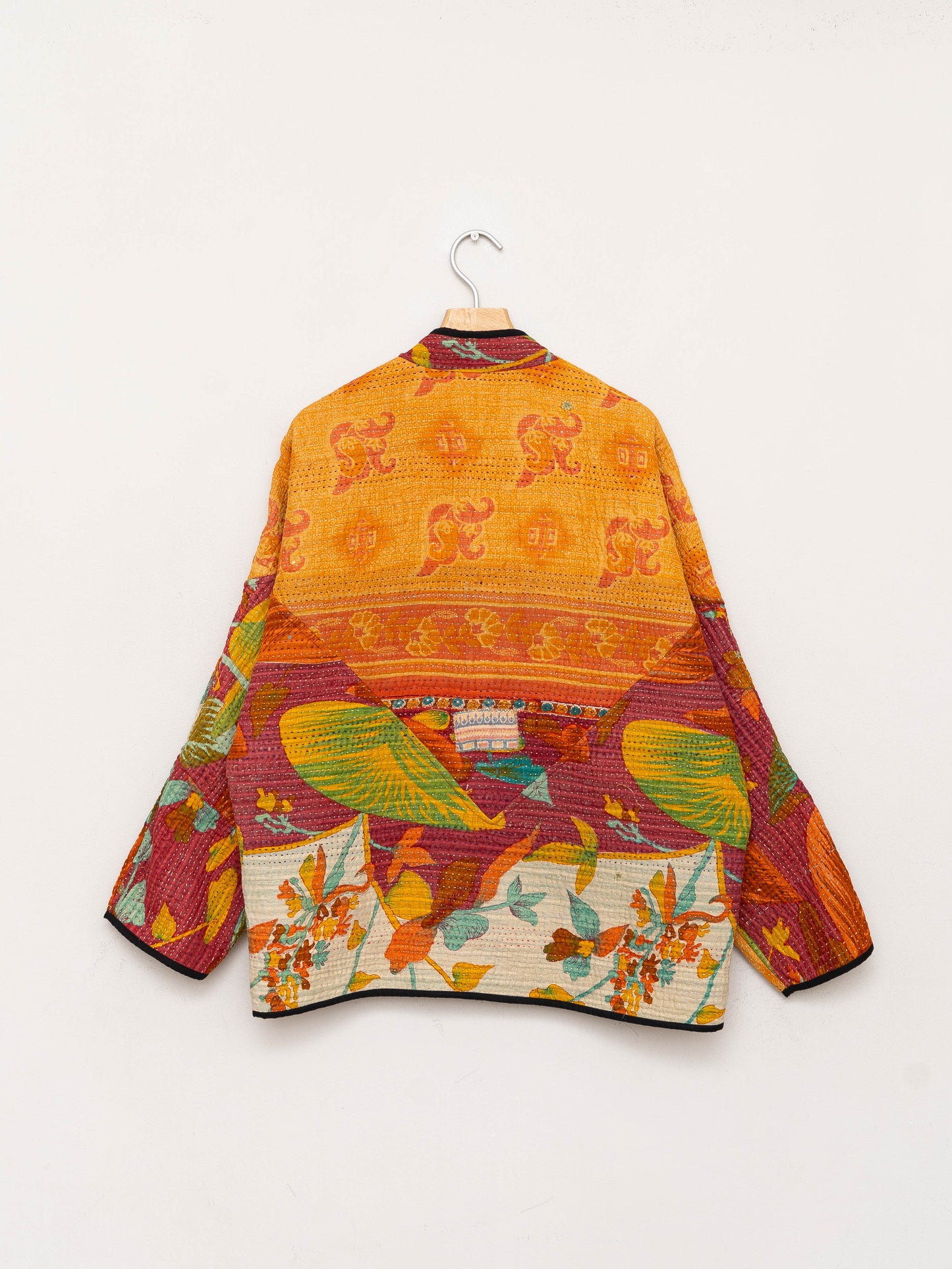 The Ladhiya Quilted Patchwork Kantha Jacket