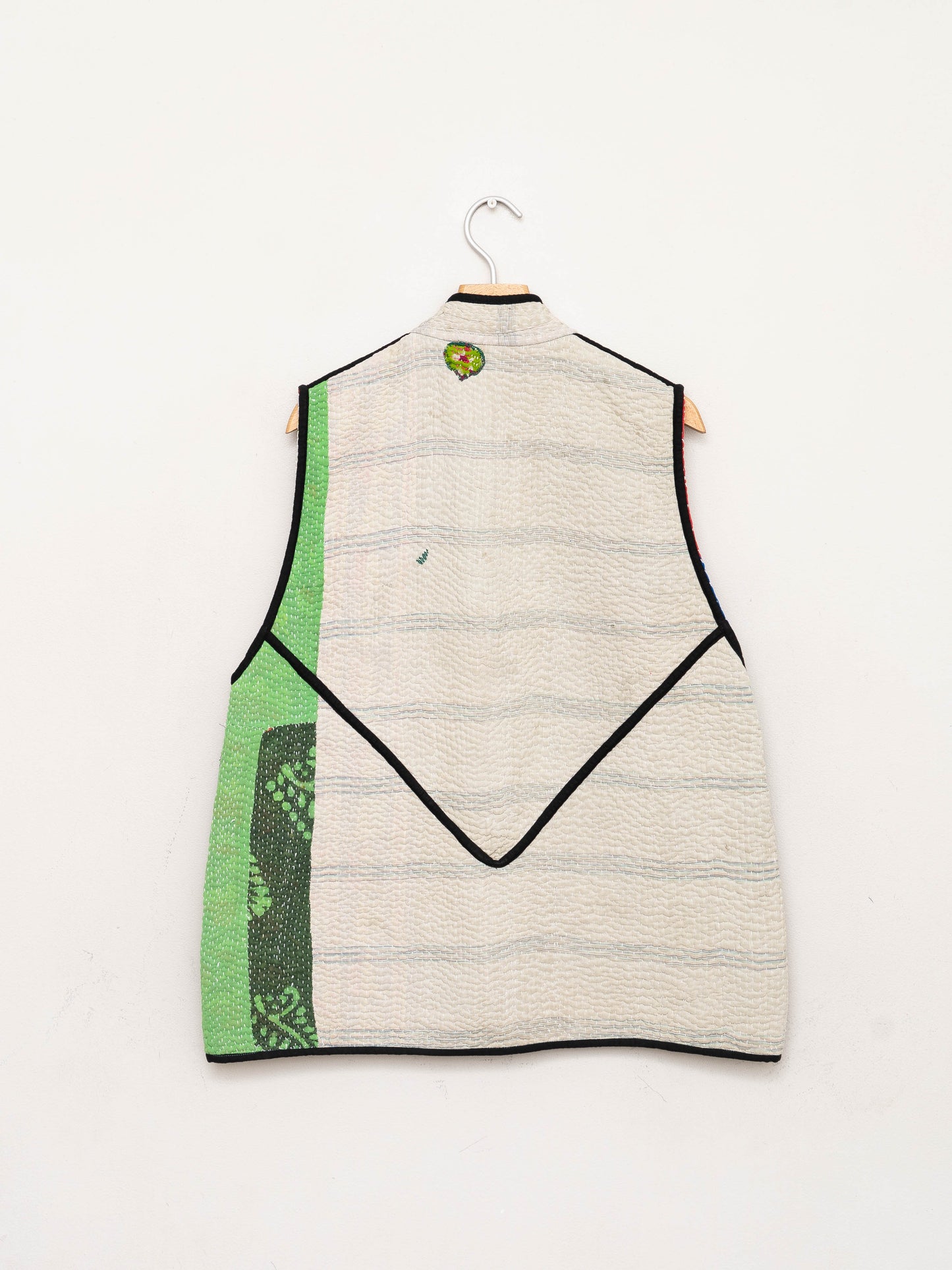 The Ladhiya Quilted Patchwork Kantha Vest
