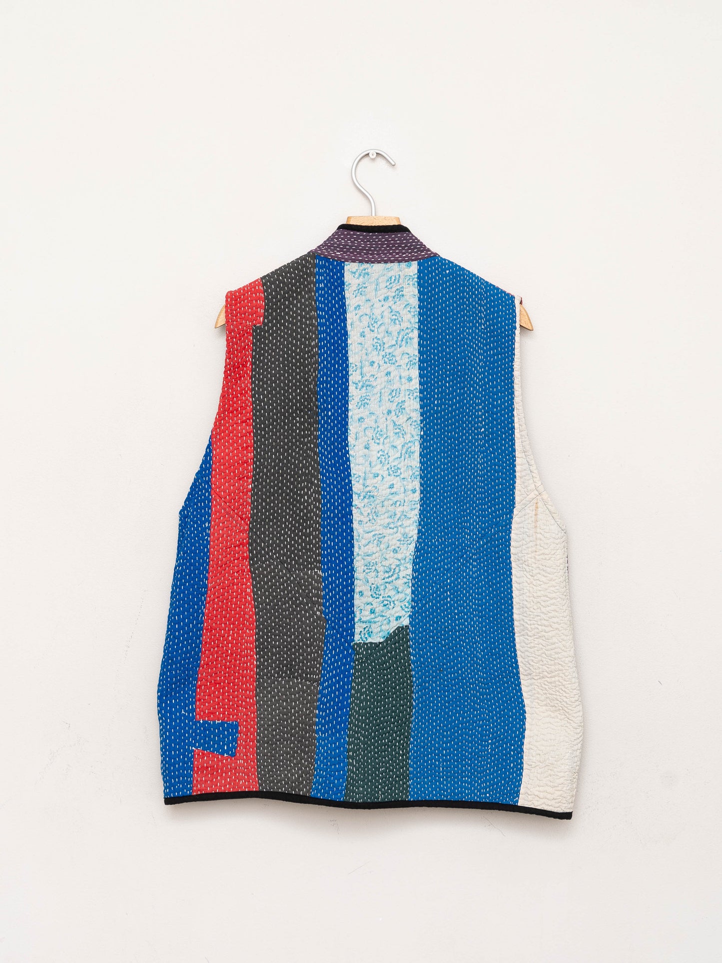 The Ladhiya Quilted Patchwork Kantha Vest
