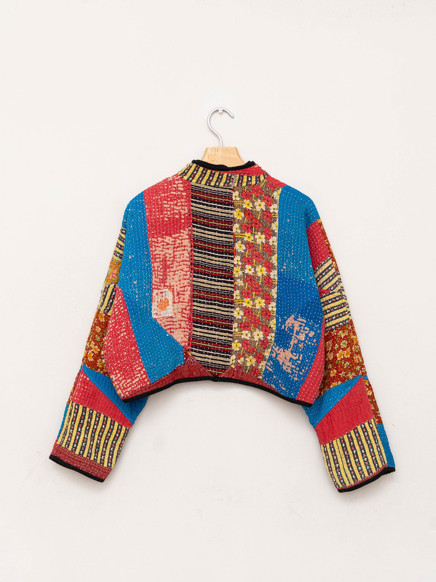 The Kaira Cropped Quilted Patchwork Kantha Jacket Wholesale