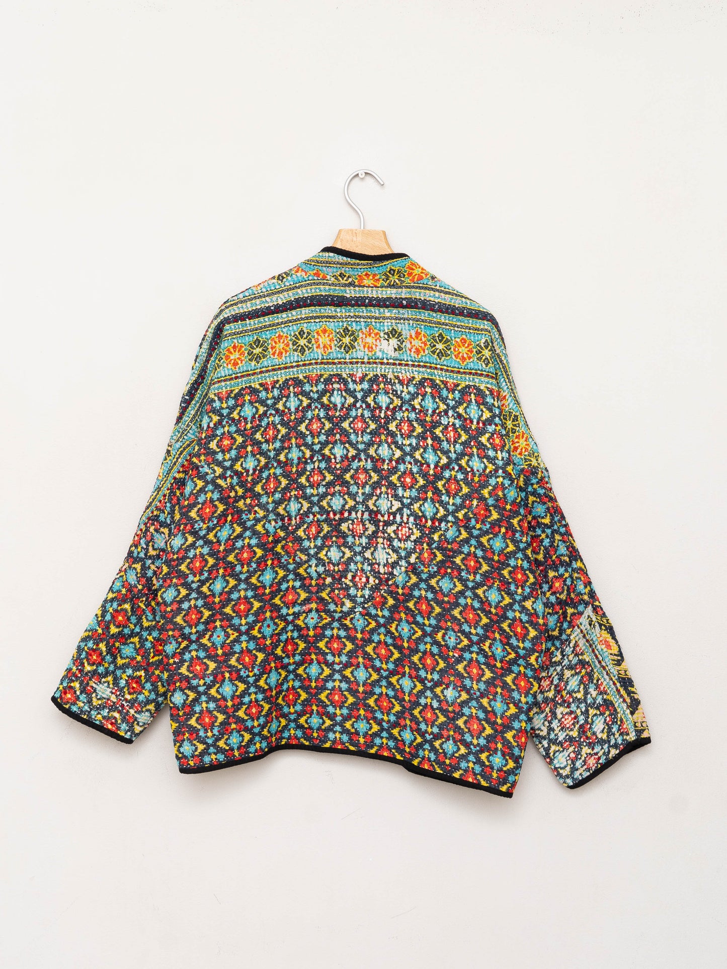 The Ladhiya Quilted Patchwork Kantha Jacket