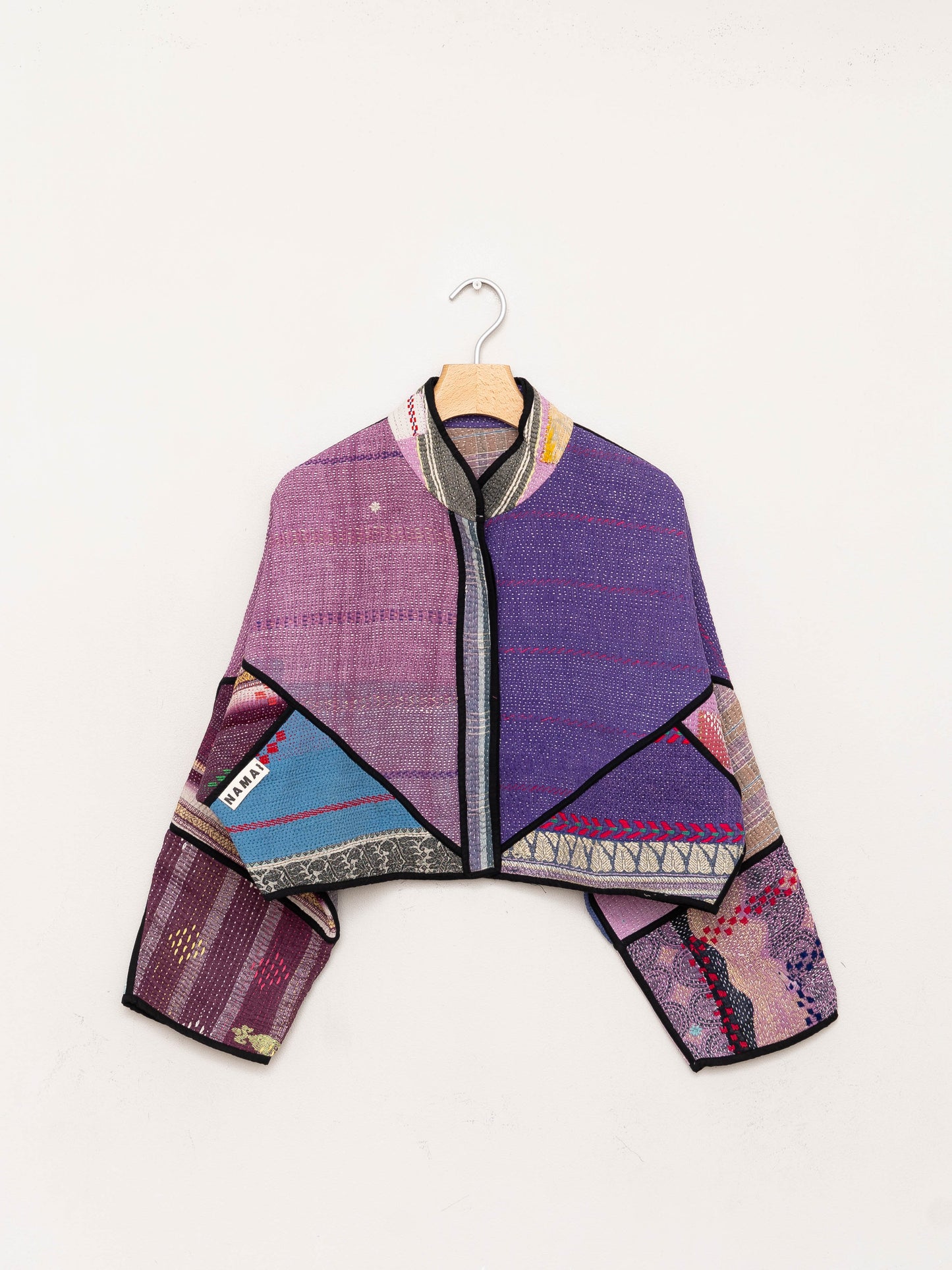 The Kaira Cropped Quilted Patchwork Kantha Jacket Wholesale