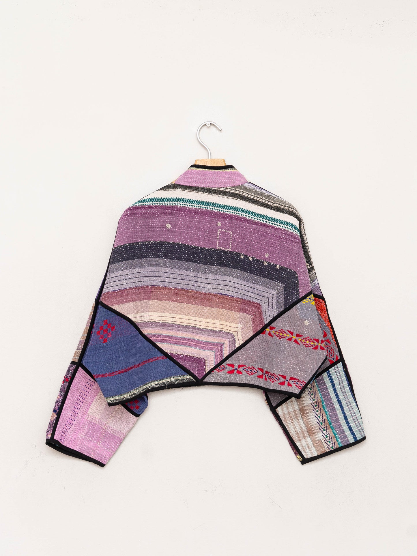 The Kaira Cropped Quilted Patchwork Kantha Jacket Wholesale