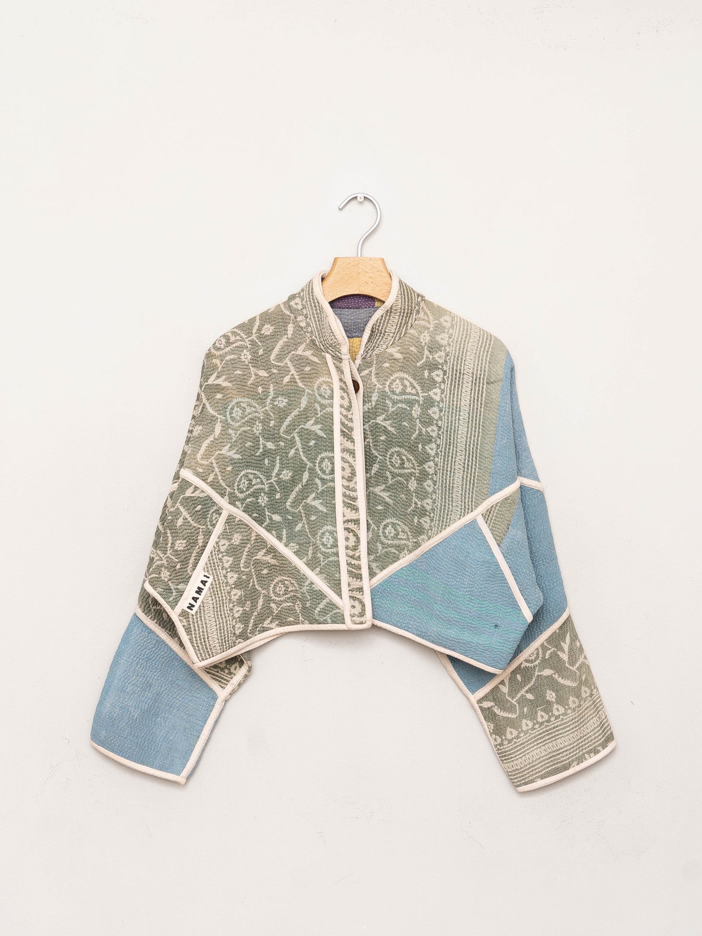 The Kaira Cropped Quilted Patchwork Kantha Jacket Wholesale