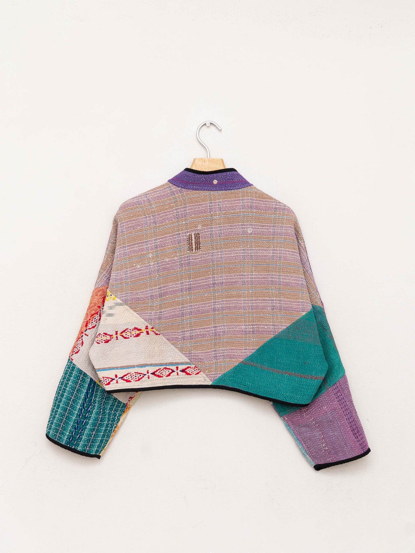 The Kaira Cropped Quilted Patchwork Kantha Jacket Wholesale