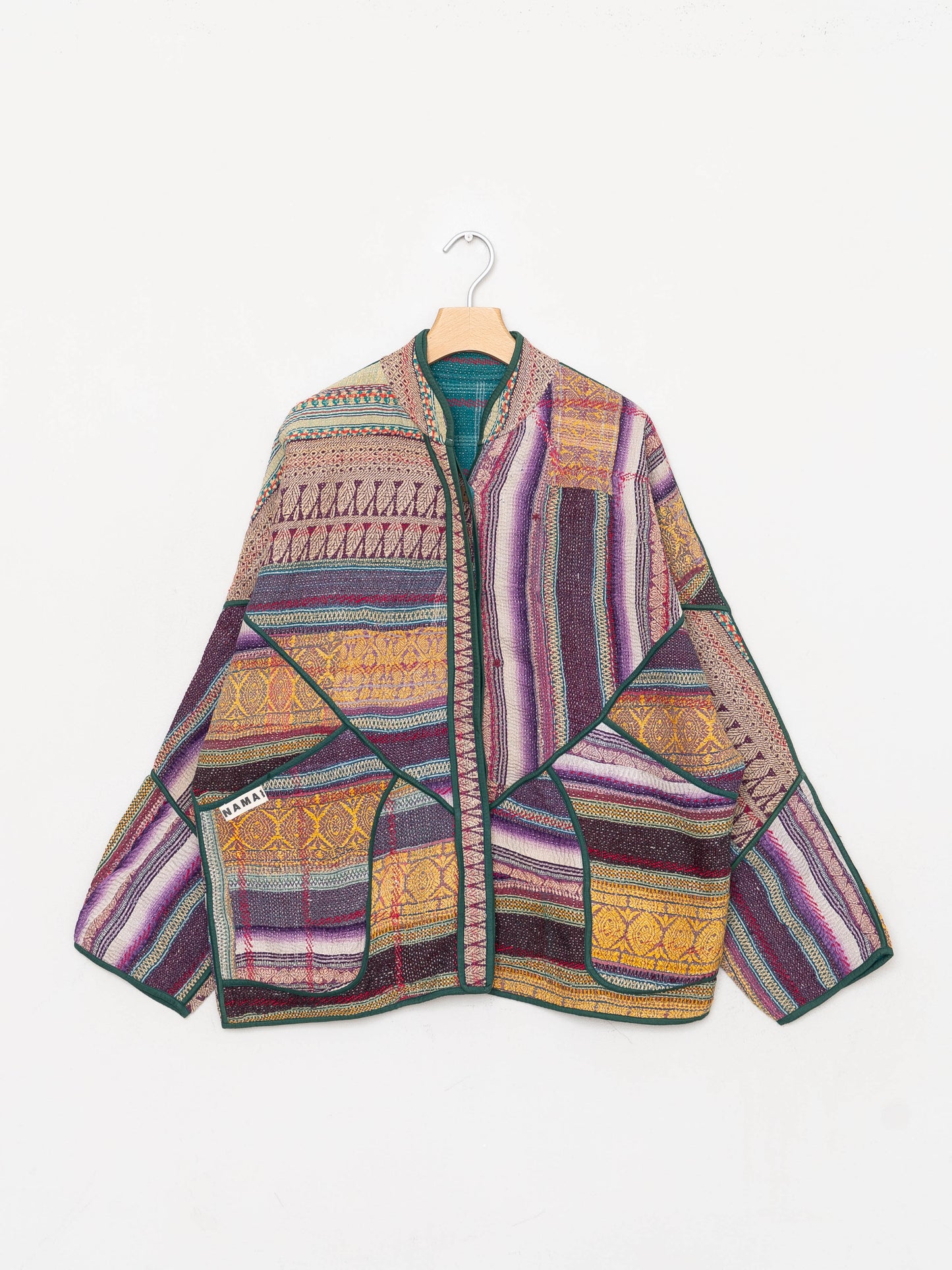 The Ladhiya Quilted Patchwork Kantha Jacket Wholesale