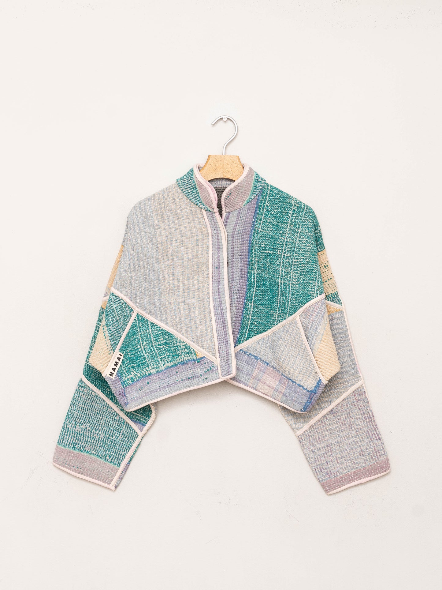 The Kaira Cropped Quilted Patchwork Kantha Jacket Wholesale