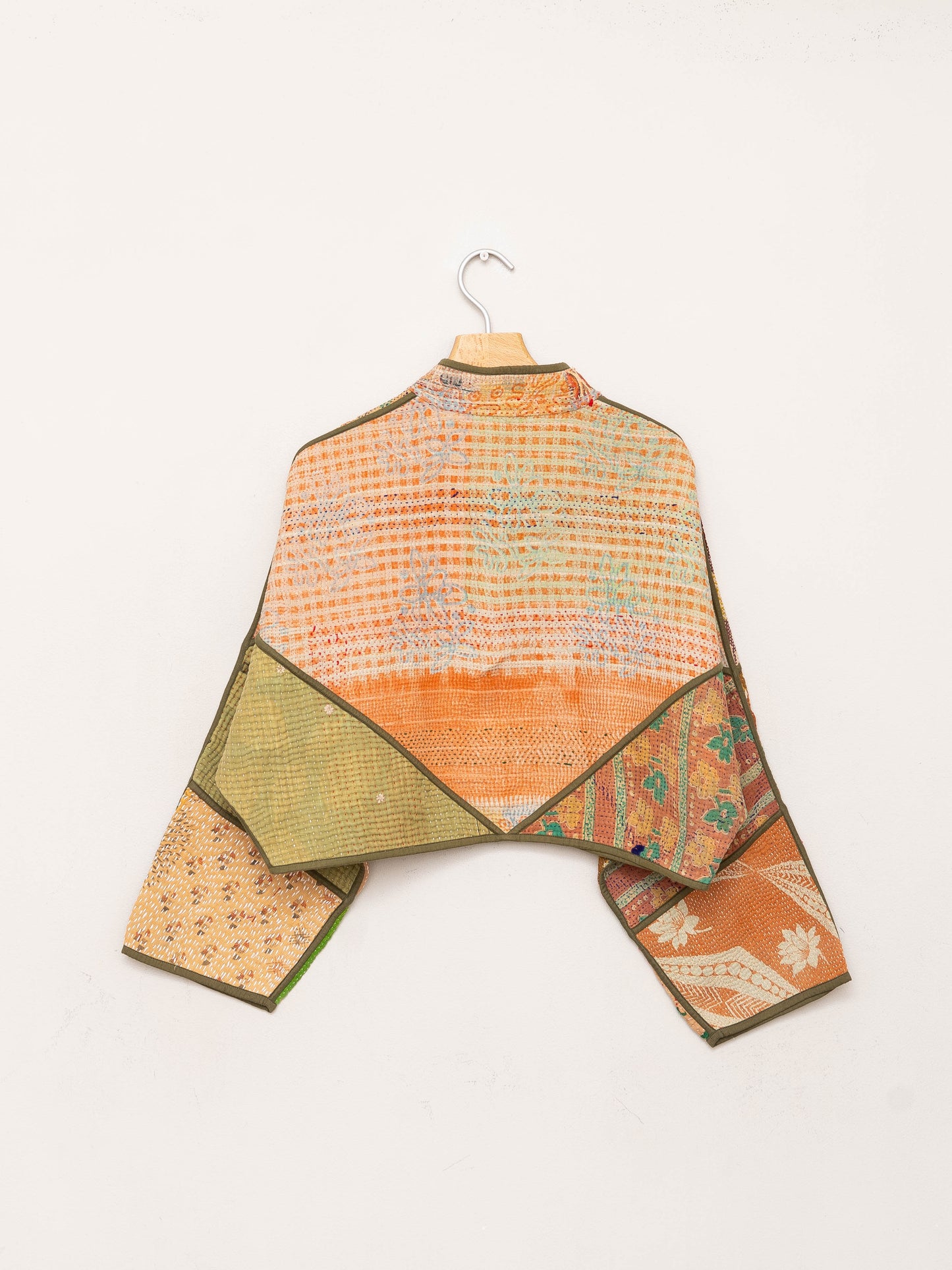 The Kaira Cropped Quilted Patchwork Kantha Jacket Wholesale