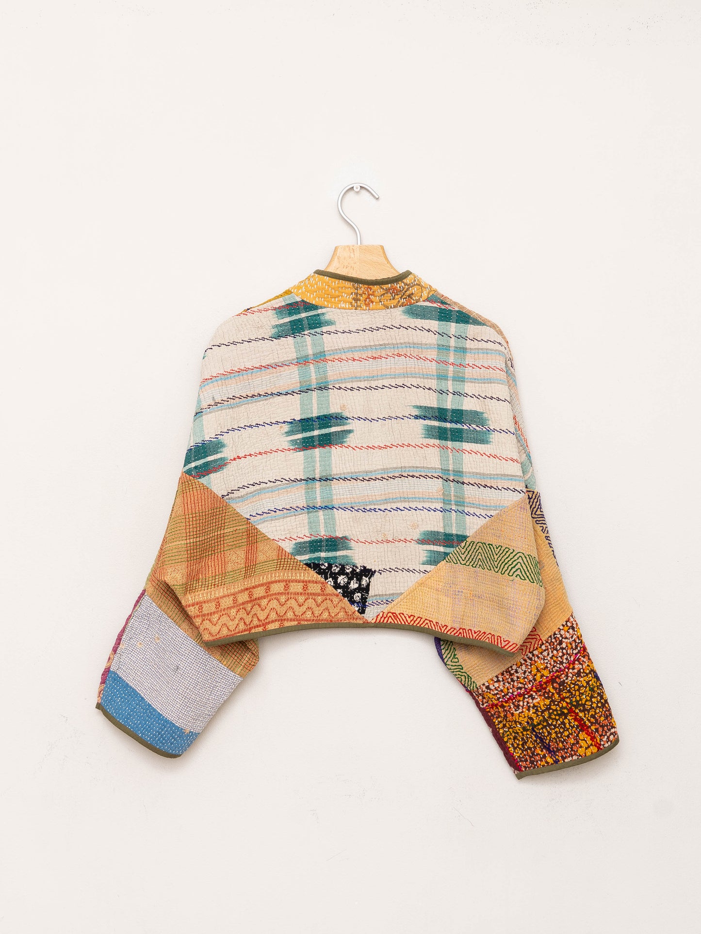 The Kaira Cropped Quilted Patchwork Kantha Jacket Wholesale