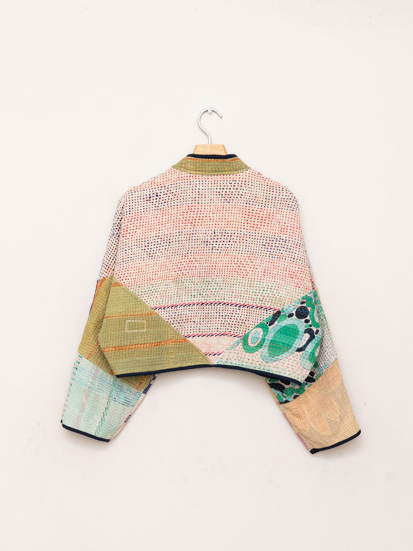 The Kaira Cropped Quilted Patchwork Kantha Jacket Wholesale