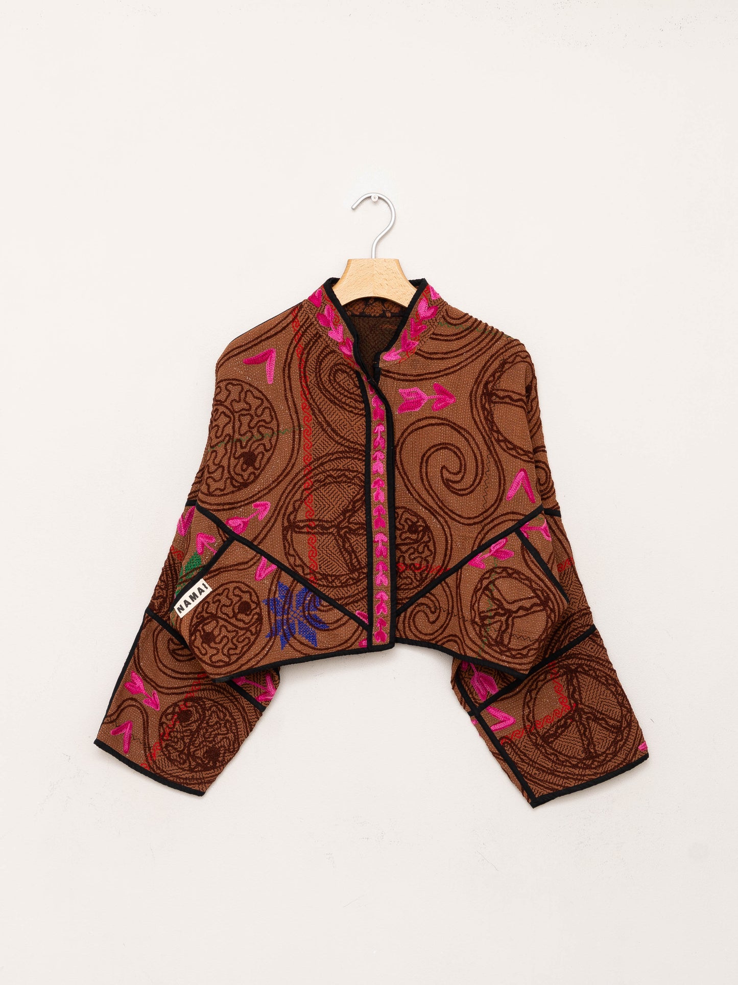 The Kaira Cropped Suzani Quilted Kantha Jacket Wholesale