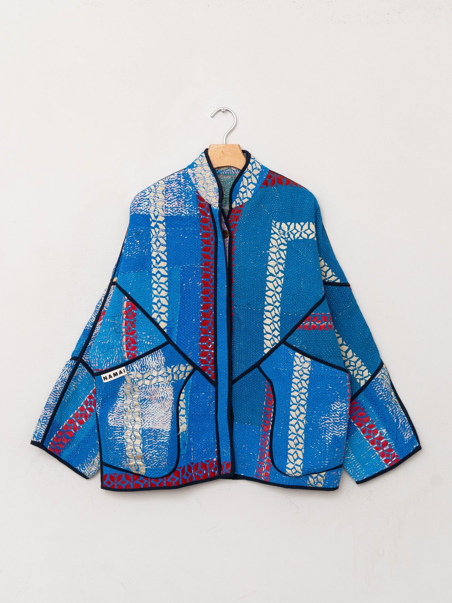 The Ladhiya Quilted Patchwork Kantha Jacket