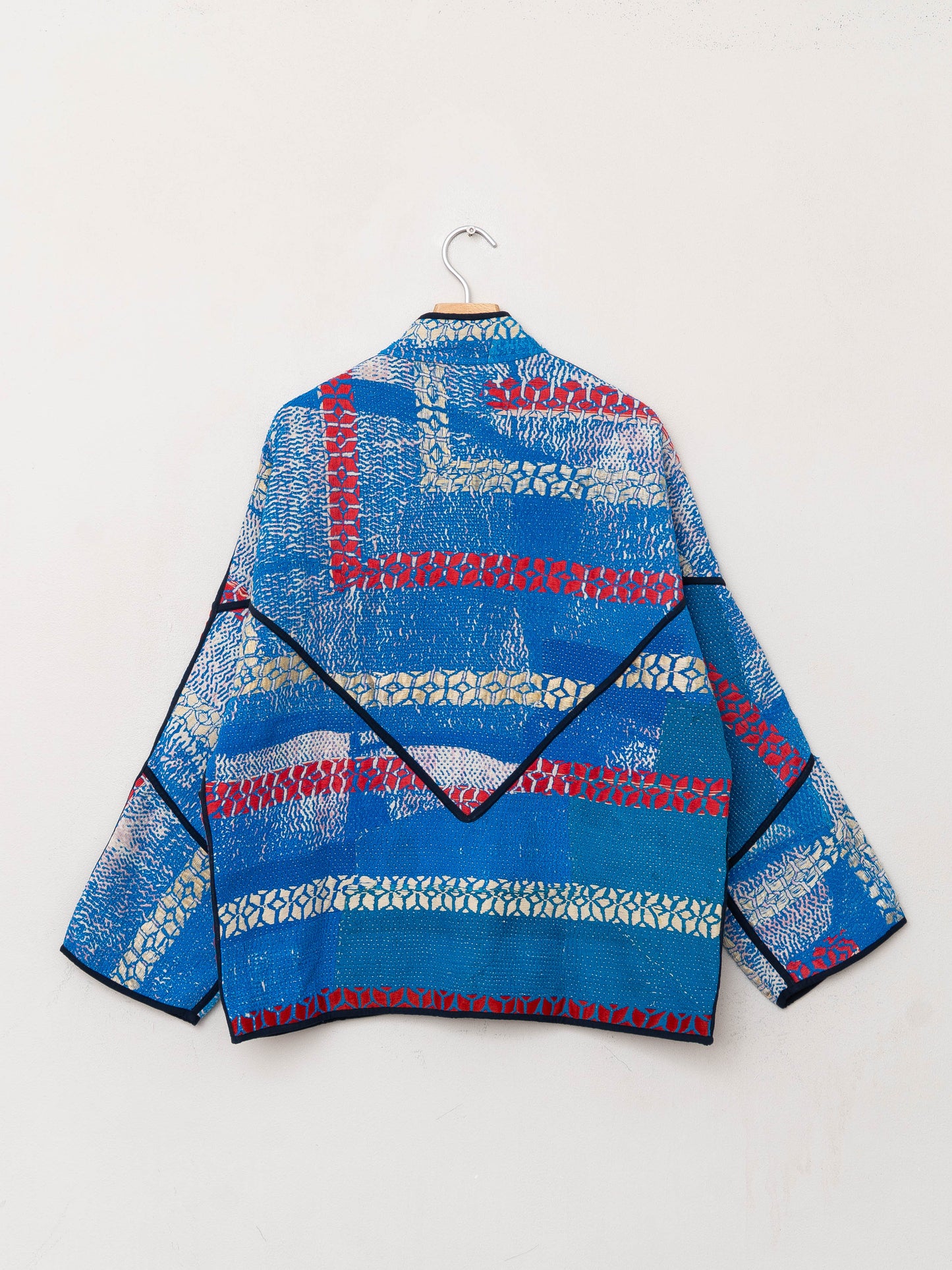 The Ladhiya Quilted Patchwork Kantha Jacket