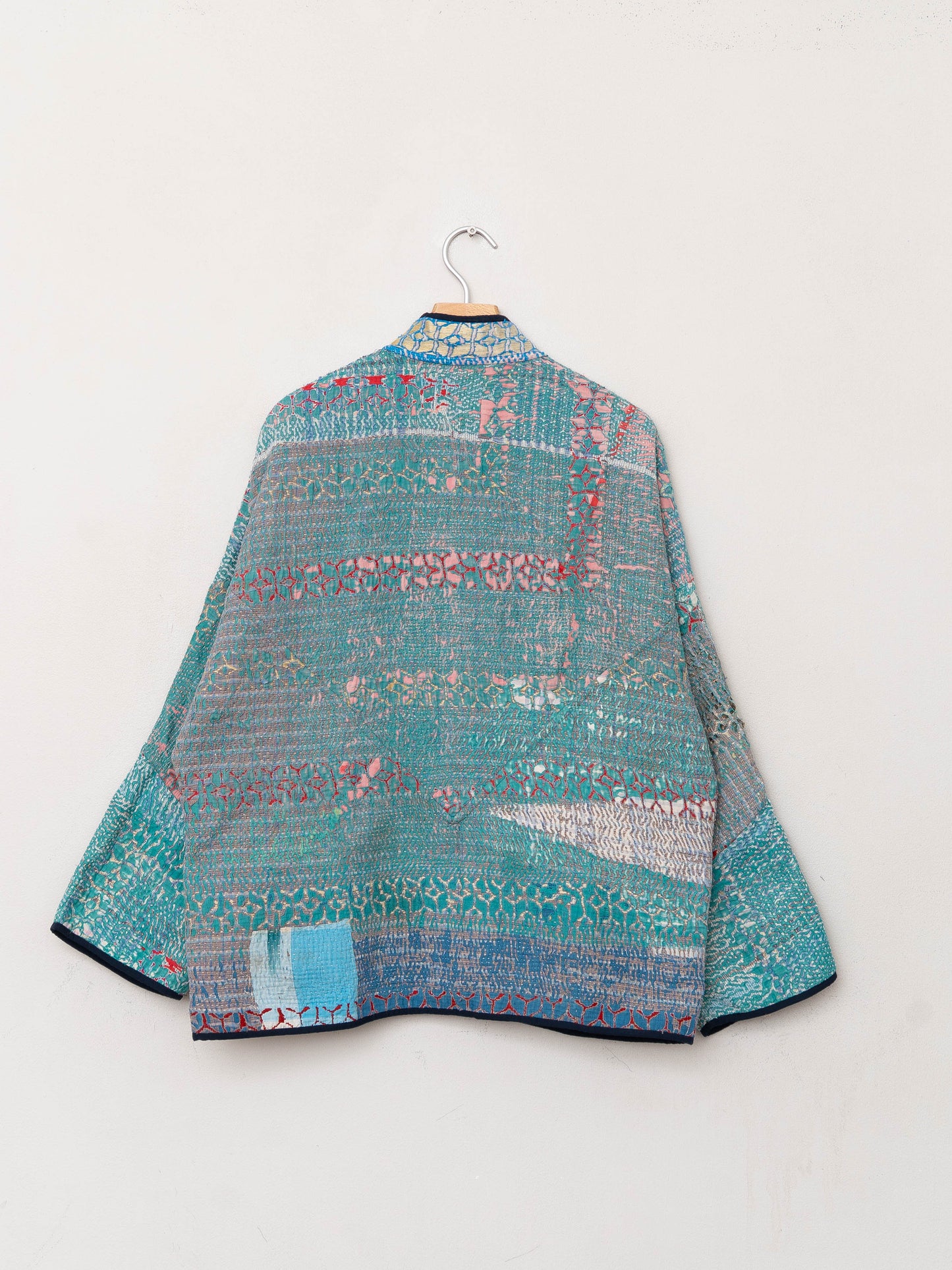 The Ladhiya Quilted Patchwork Kantha Jacket