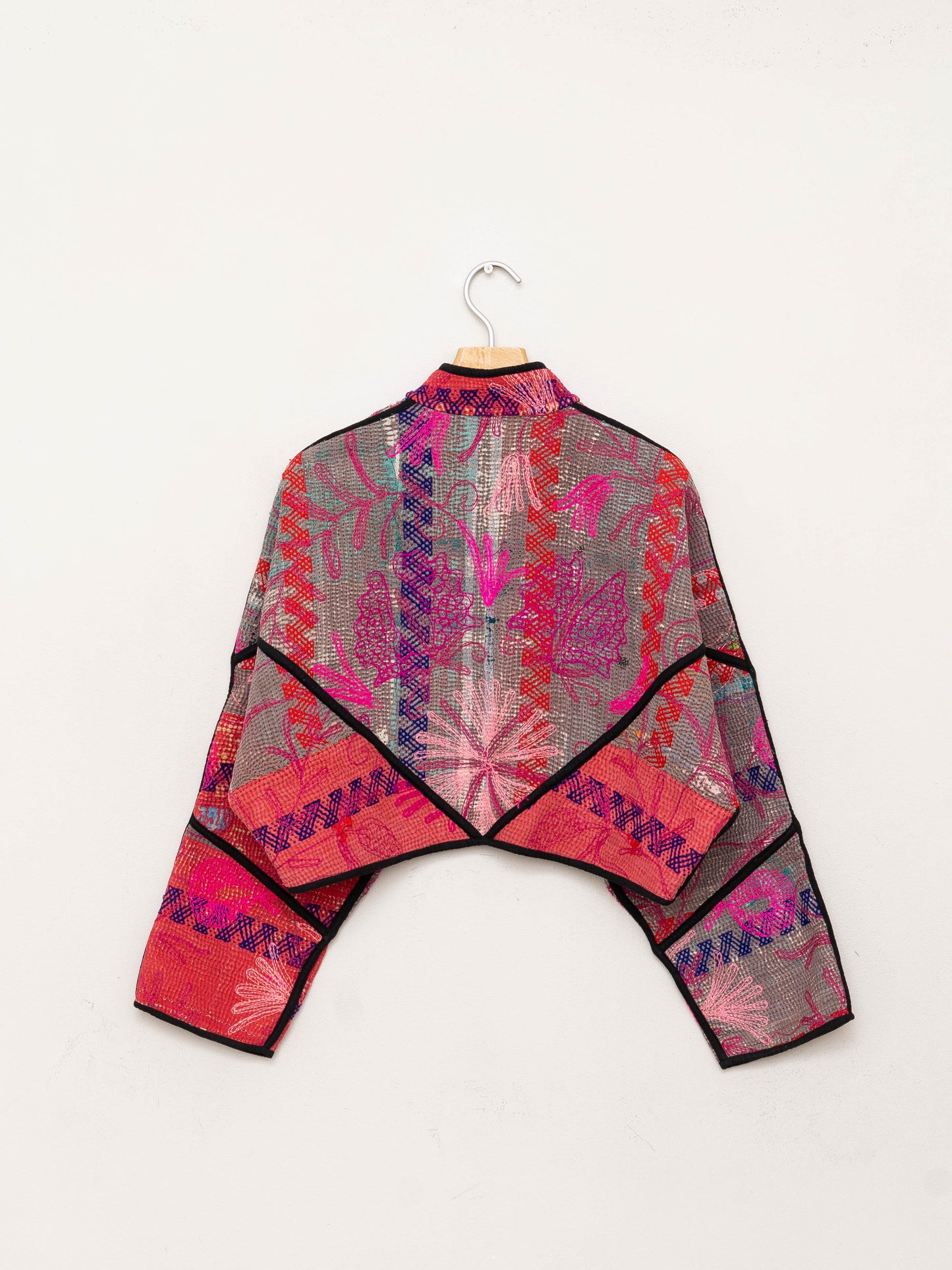 The Kaira Cropped Suzani Quilted Kantha Jacket Wholesale