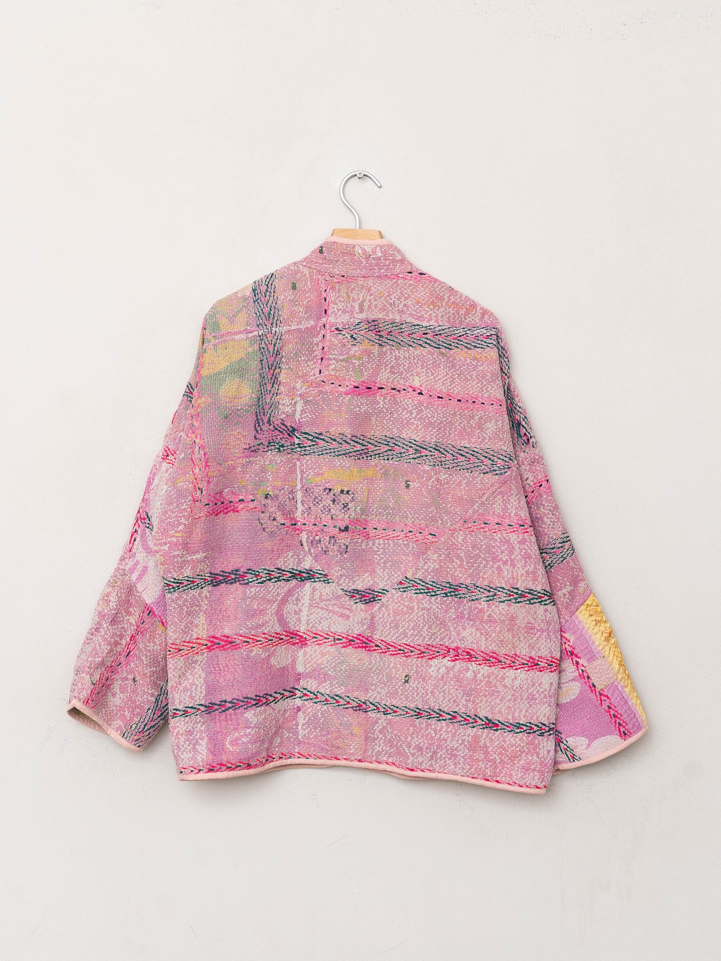 The Ladhiya Quilted Patchwork Kantha Jacket